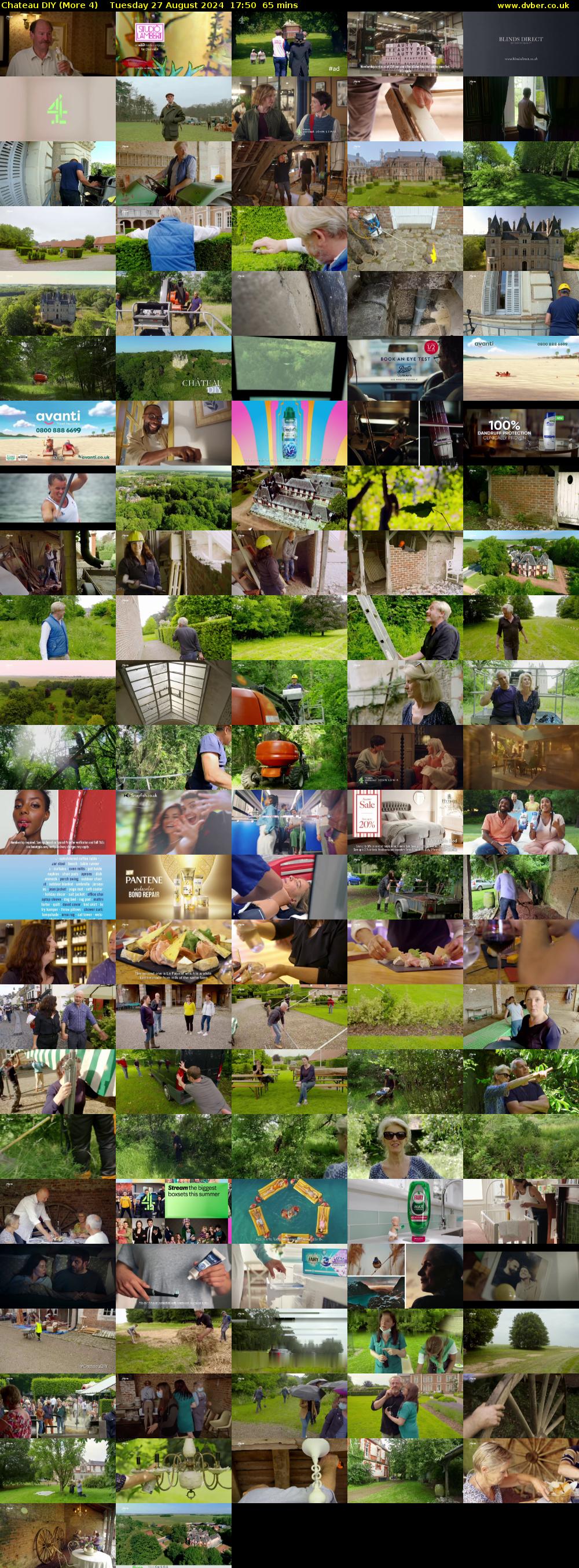 Chateau DIY (More 4) Tuesday 27 August 2024 17:50 - 18:55
