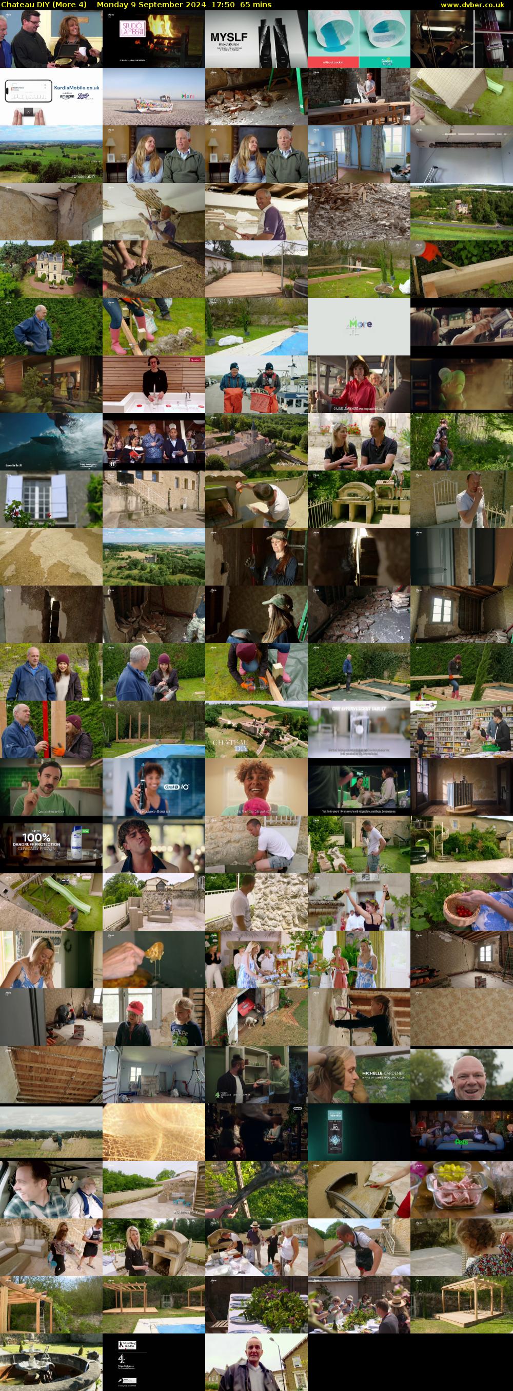 Chateau DIY (More 4) Monday 9 September 2024 17:50 - 18:55
