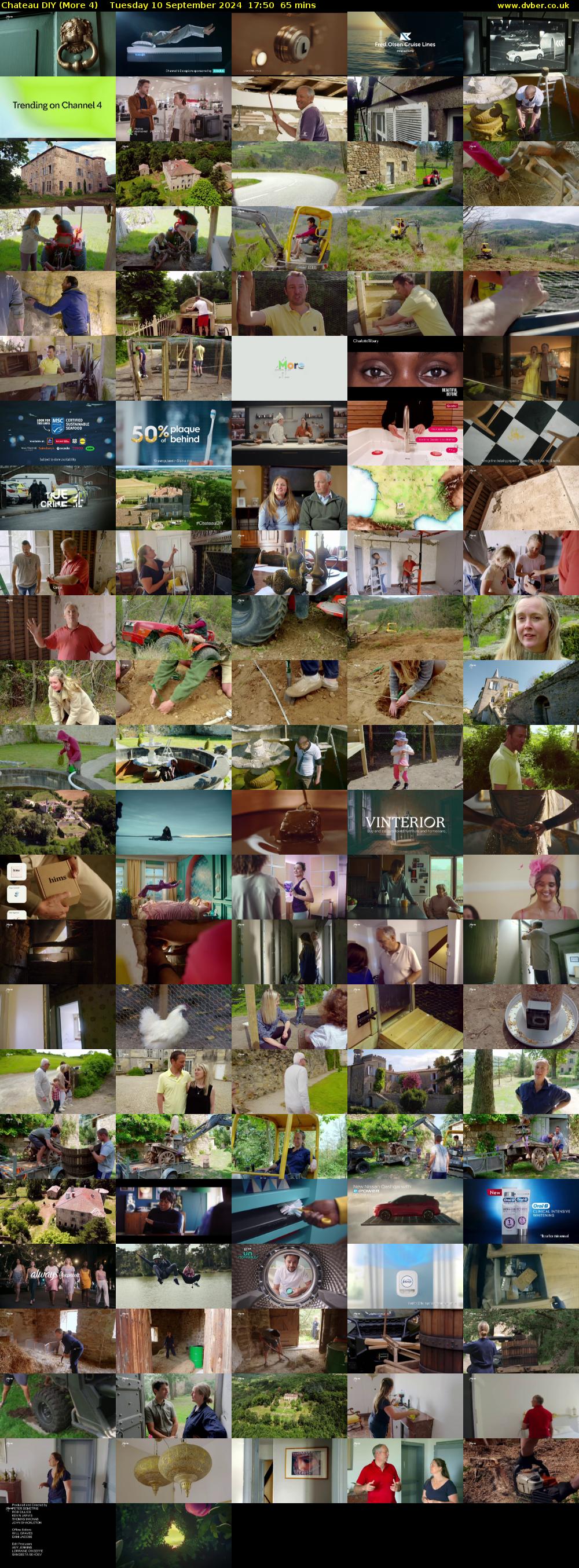 Chateau DIY (More 4) Tuesday 10 September 2024 17:50 - 18:55