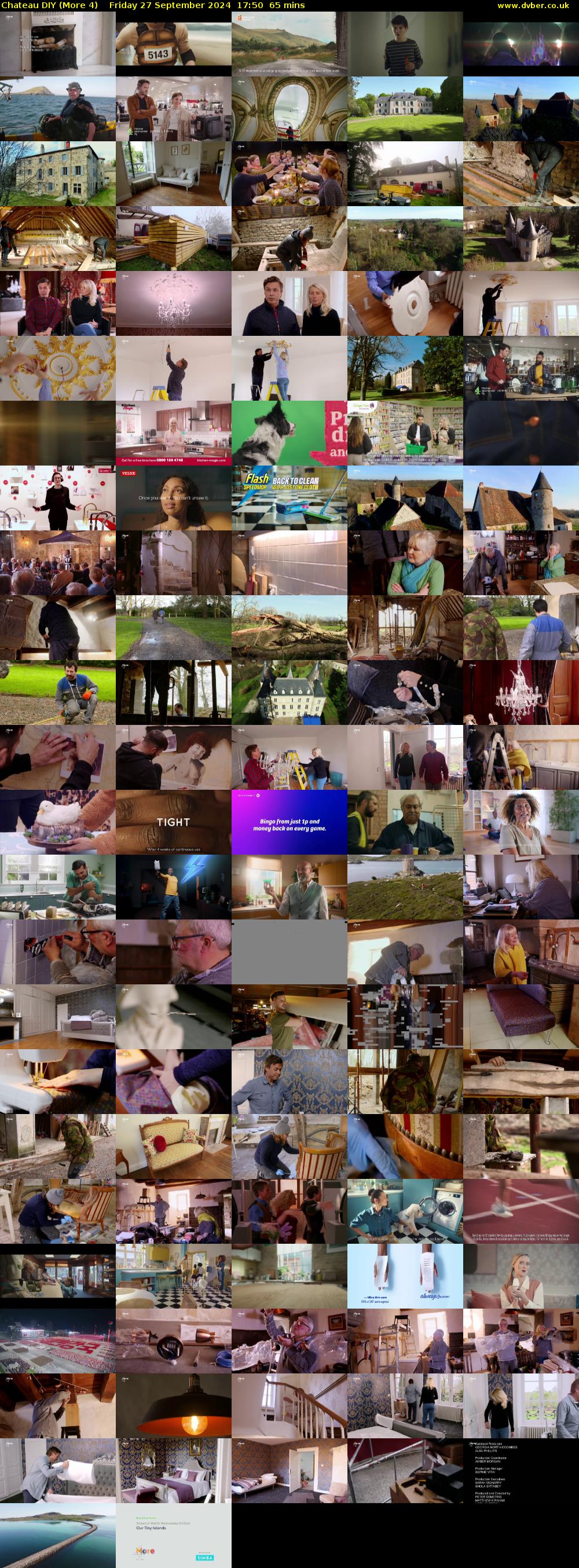 Chateau DIY (More 4) Friday 27 September 2024 17:50 - 18:55
