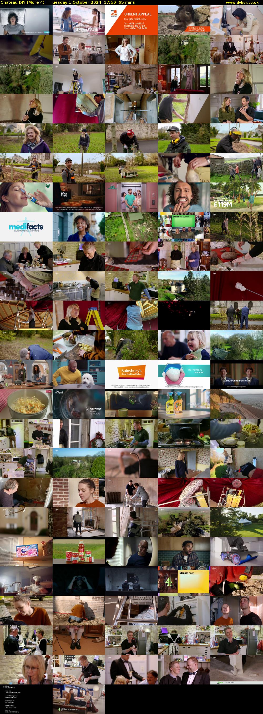 Chateau DIY (More 4) Tuesday 1 October 2024 17:50 - 18:55