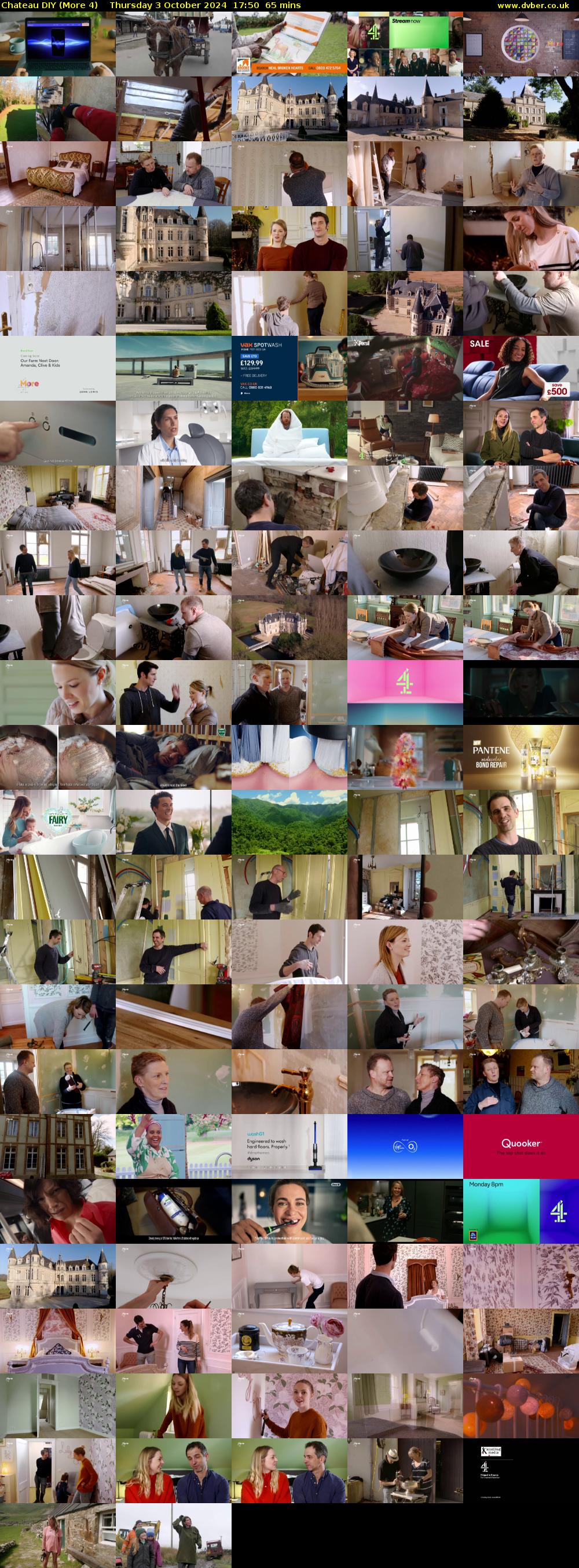 Chateau DIY (More 4) Thursday 3 October 2024 17:50 - 18:55