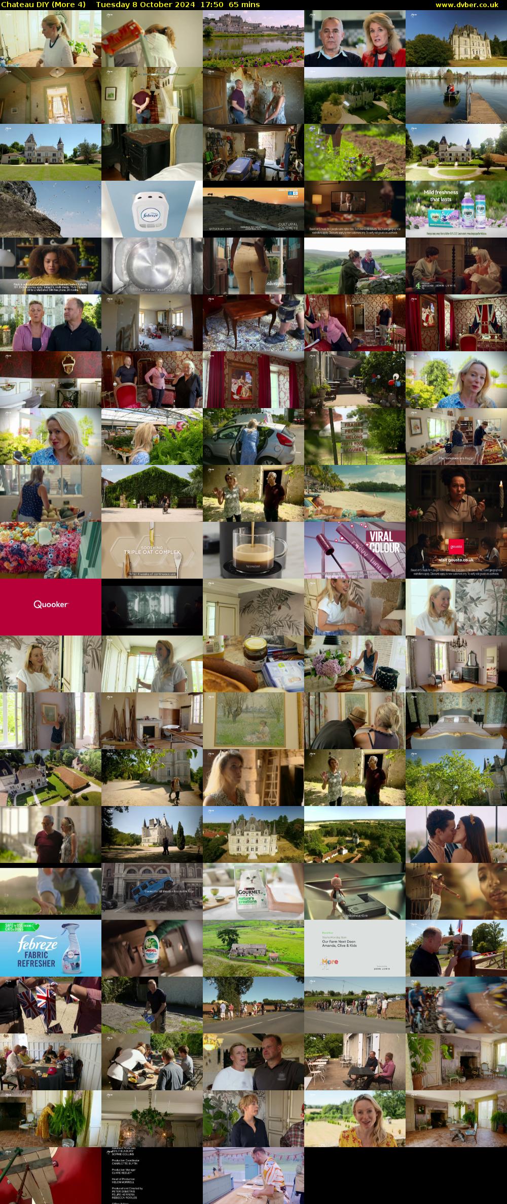 Chateau DIY (More 4) Tuesday 8 October 2024 17:50 - 18:55