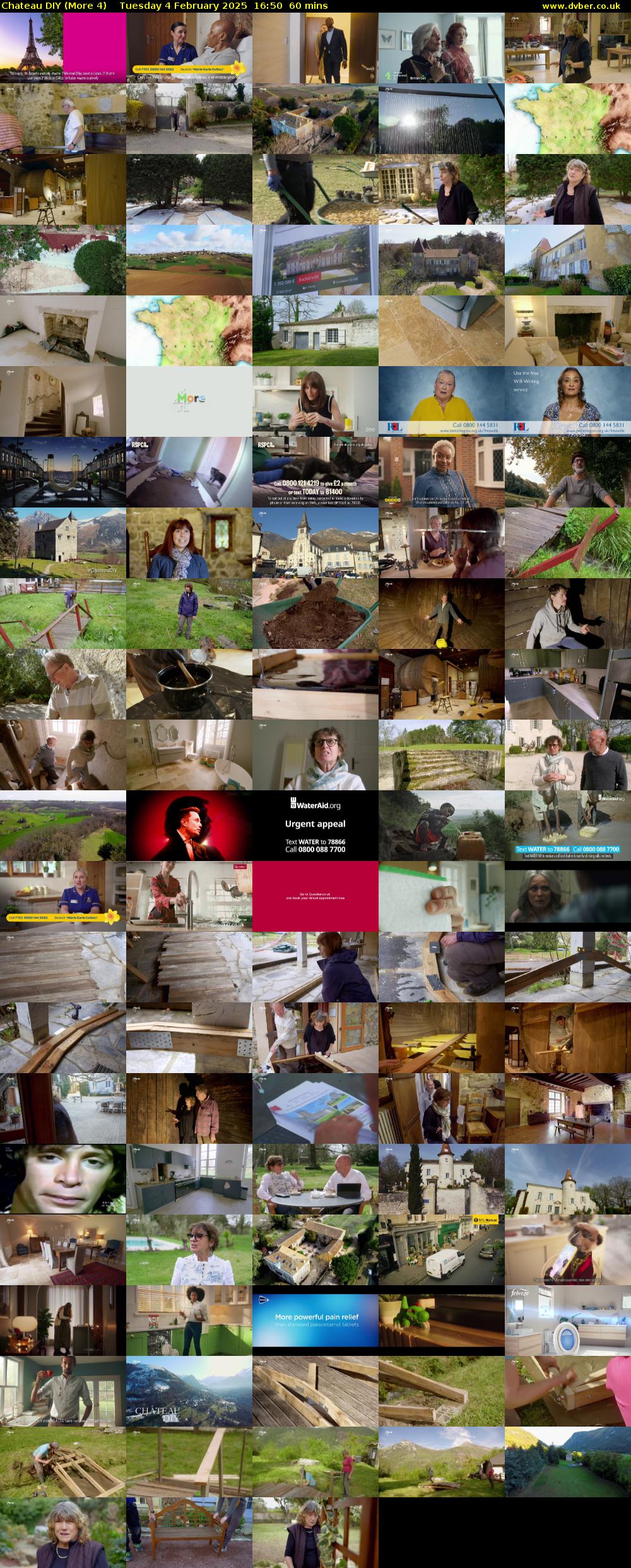 Chateau DIY (More 4) Tuesday 4 February 2025 16:50 - 17:50