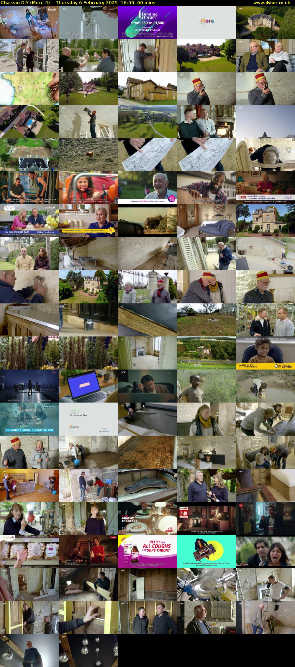 Chateau DIY (More 4) Thursday 6 February 2025 16:50 - 17:50
