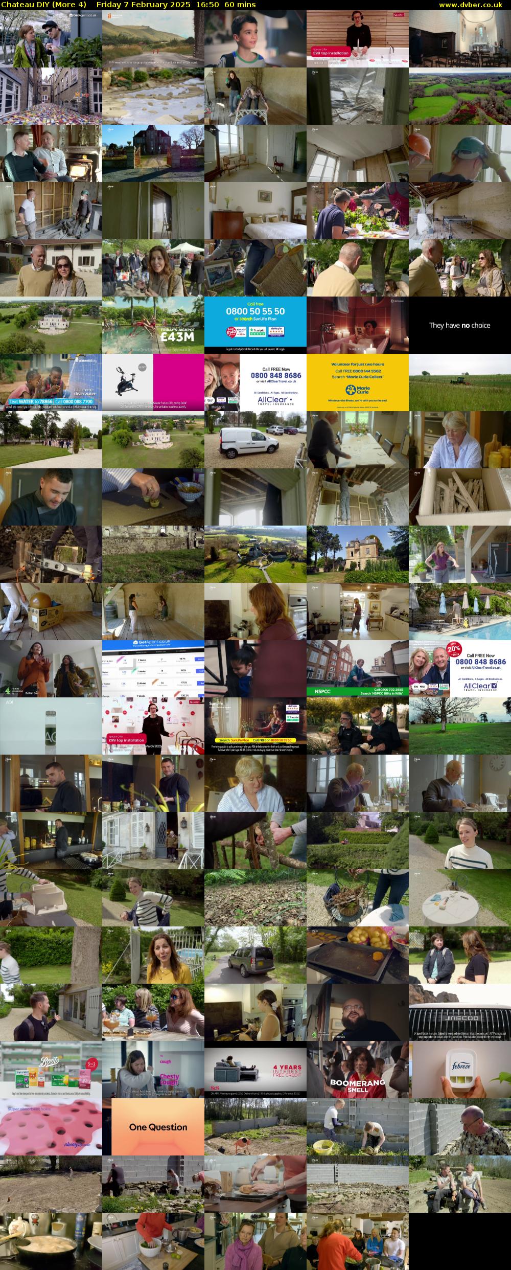 Chateau DIY (More 4) Friday 7 February 2025 16:50 - 17:50