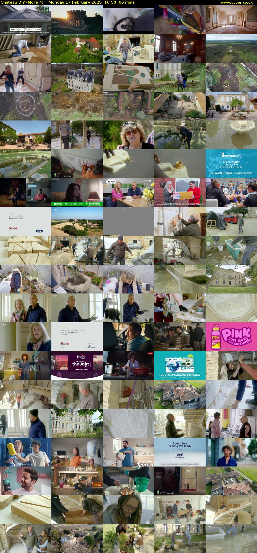 Chateau DIY (More 4) Monday 17 February 2025 16:50 - 17:50