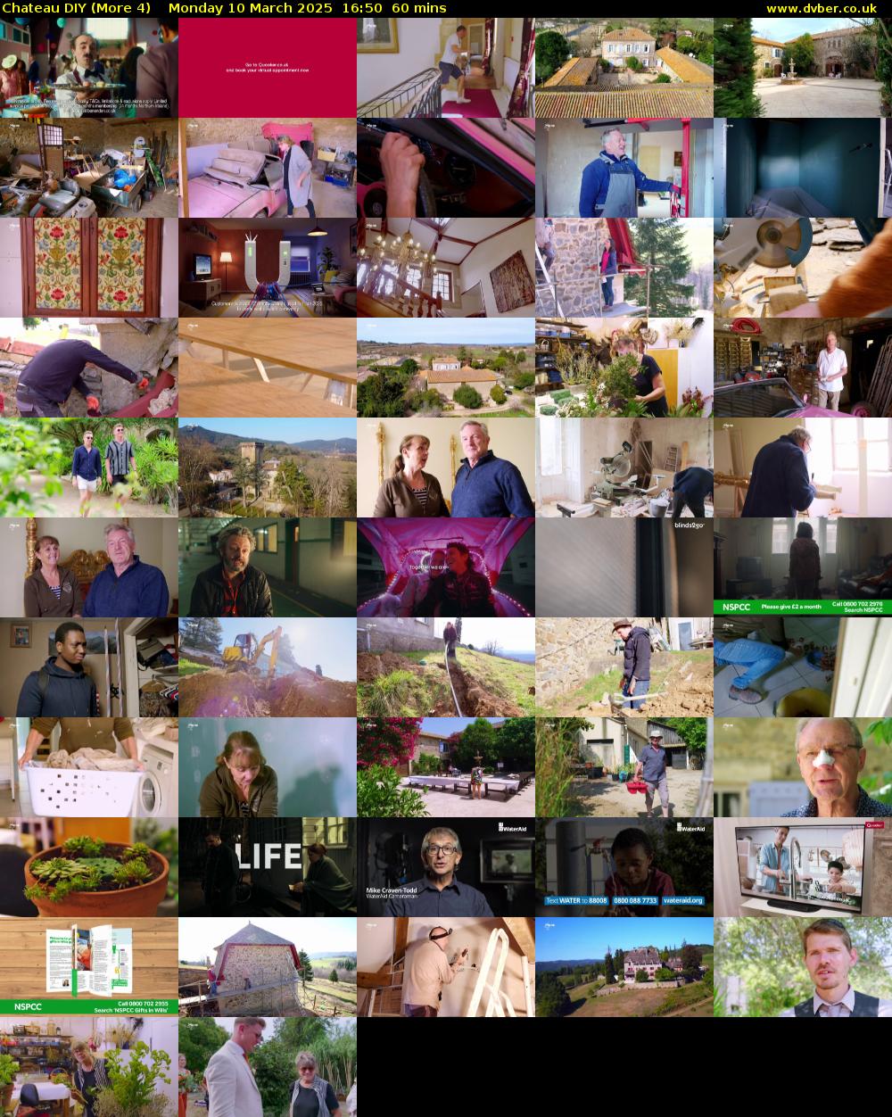 Chateau DIY (More 4) Monday 10 March 2025 16:50 - 17:50