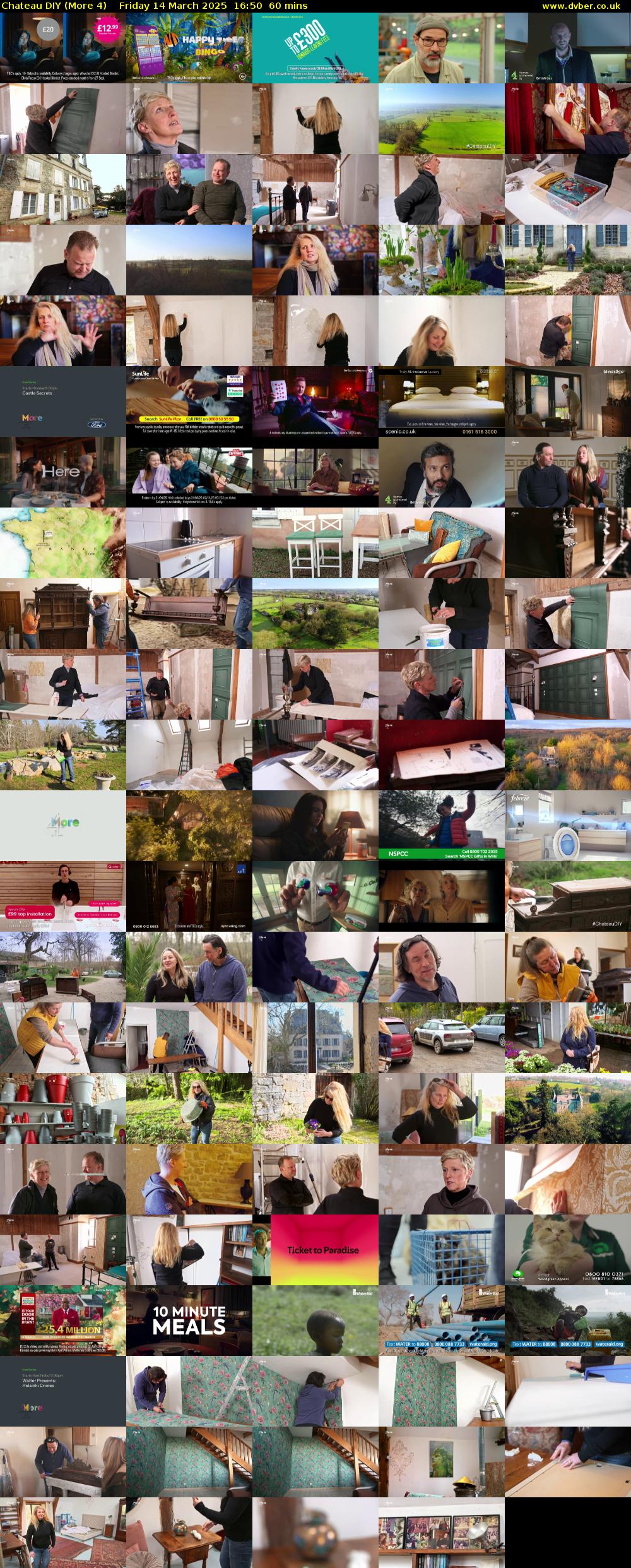 Chateau DIY (More 4) Friday 14 March 2025 16:50 - 17:50