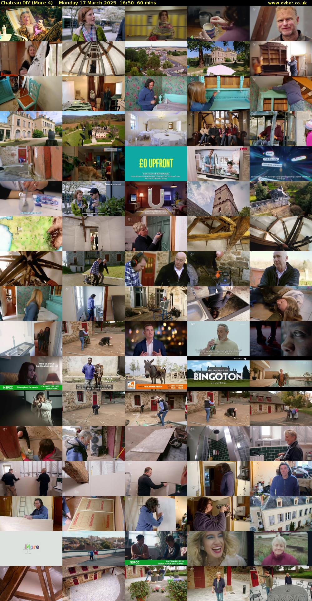 Chateau DIY (More 4) Monday 17 March 2025 16:50 - 17:50