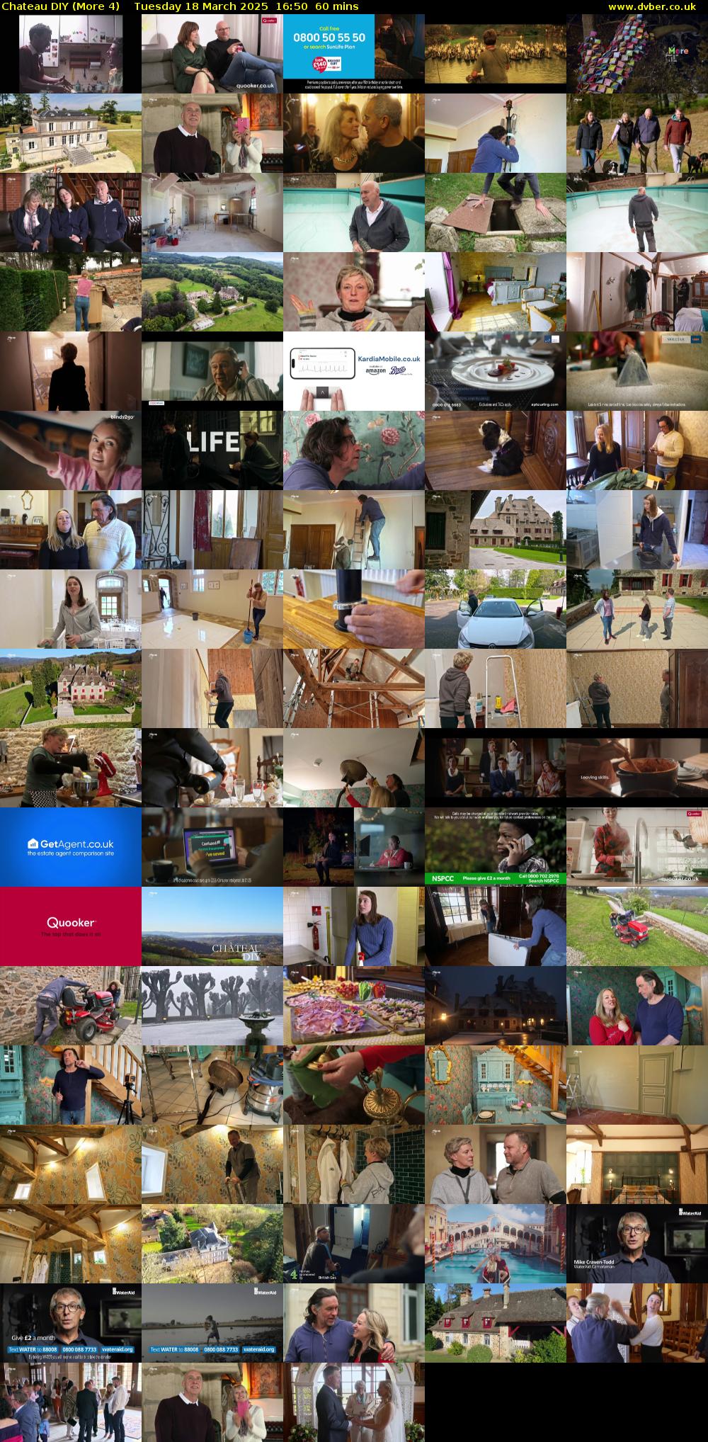 Chateau DIY (More 4) Tuesday 18 March 2025 16:50 - 17:50