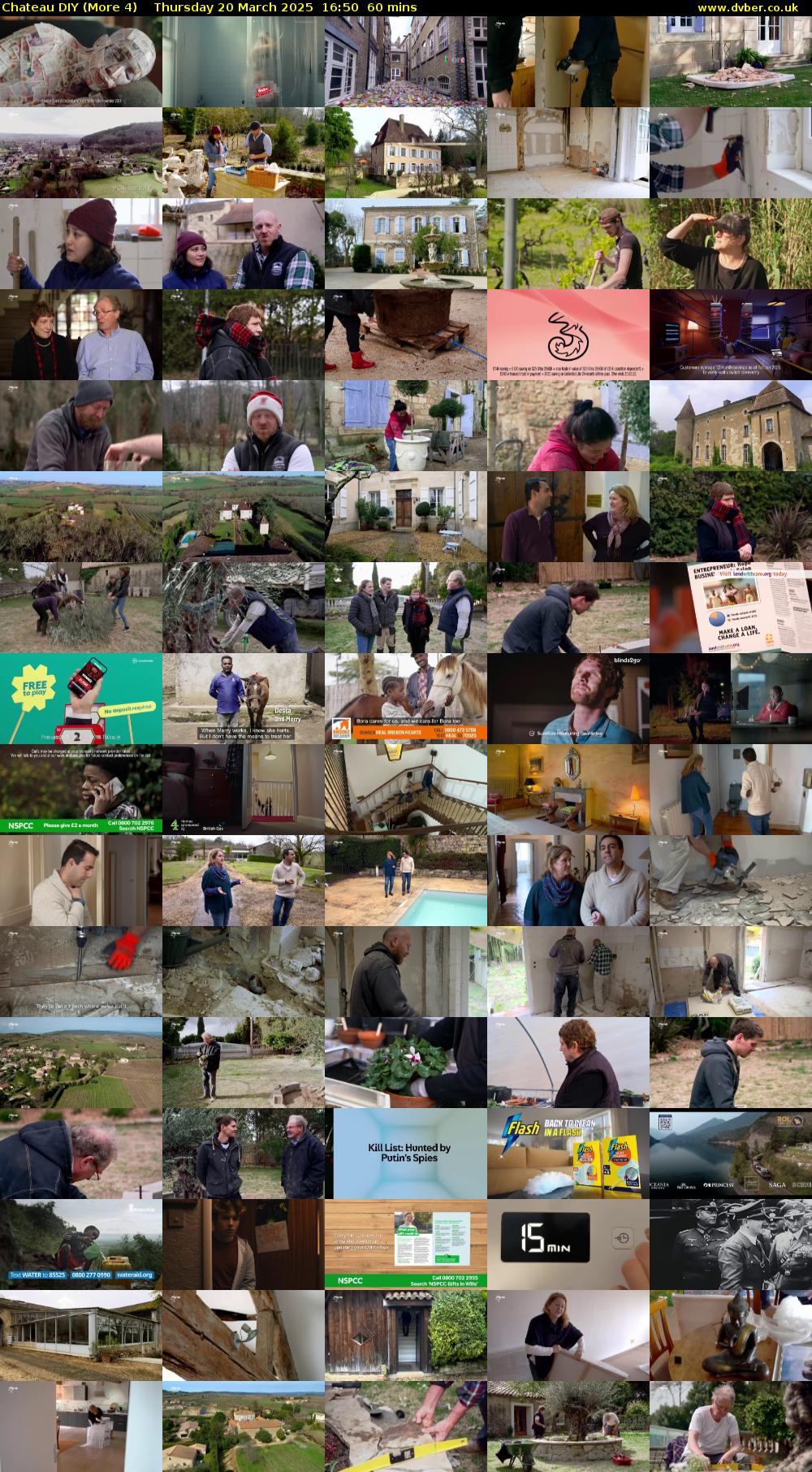 Chateau DIY (More 4) Thursday 20 March 2025 16:50 - 17:50