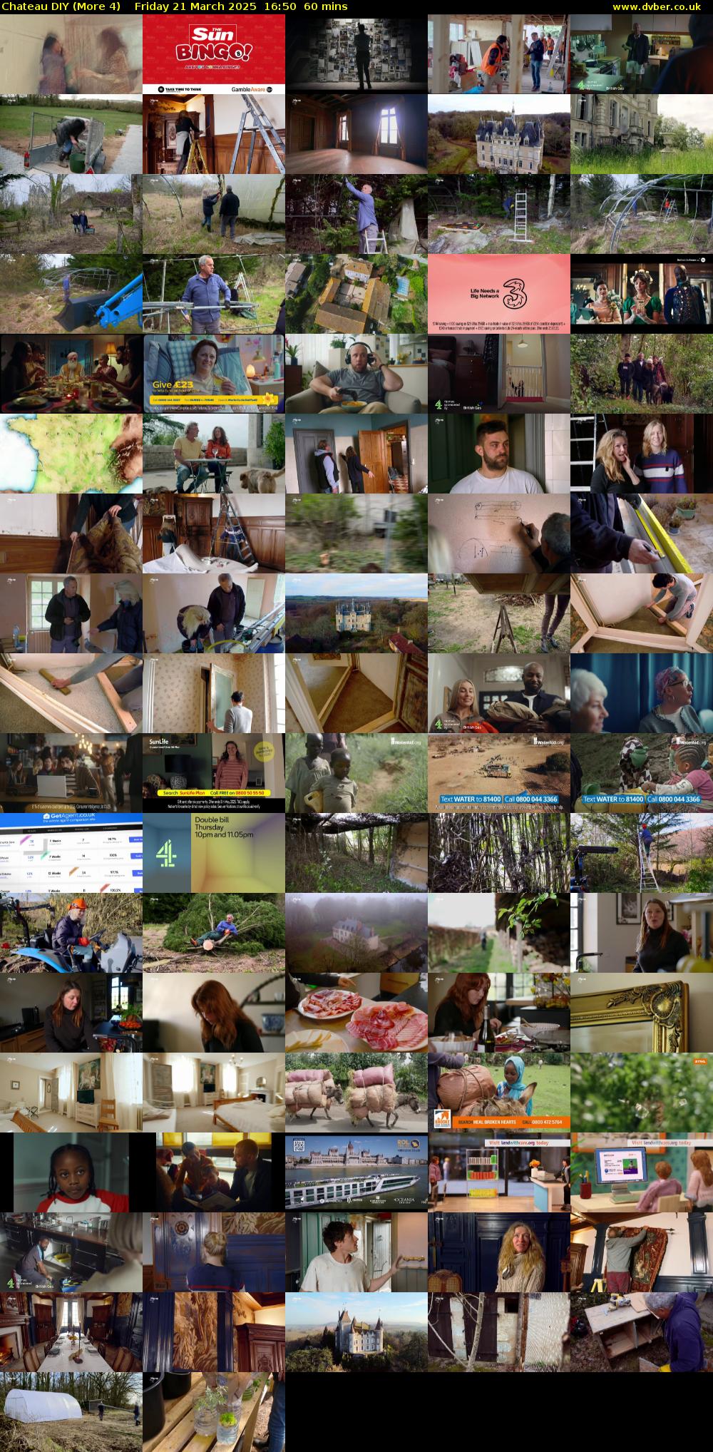 Chateau DIY (More 4) Friday 21 March 2025 16:50 - 17:50