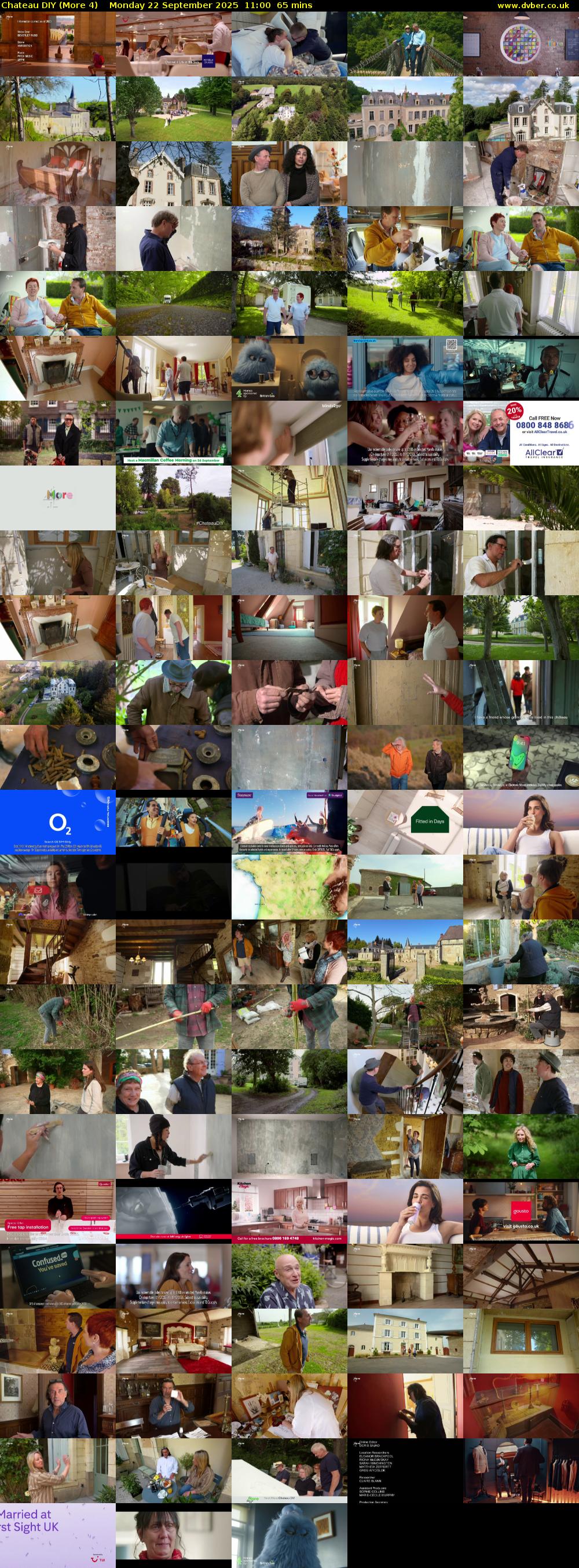 Chateau DIY (More 4) Monday 22 September 2025 11:00 - 12:05