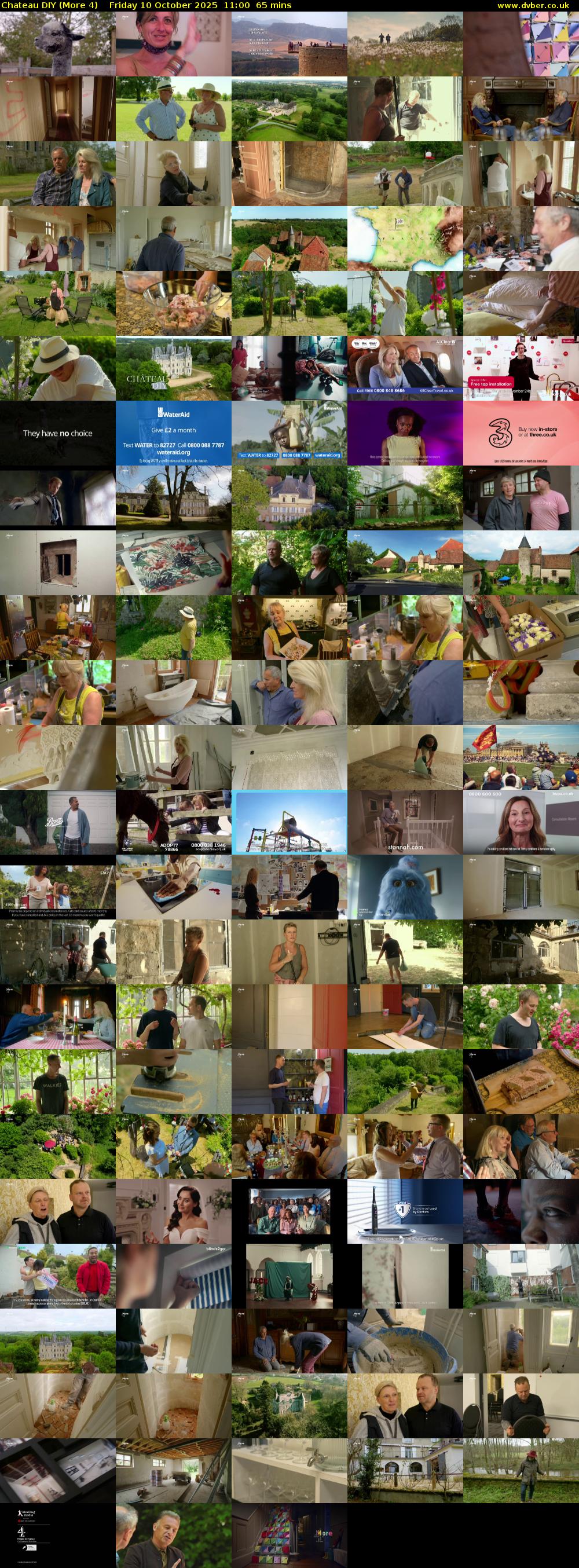 Chateau DIY (More 4) Friday 10 October 2025 11:00 - 12:05