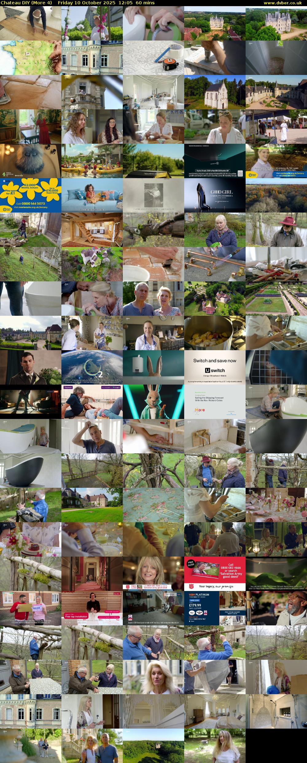 Chateau DIY (More 4) Friday 10 October 2025 12:05 - 13:05