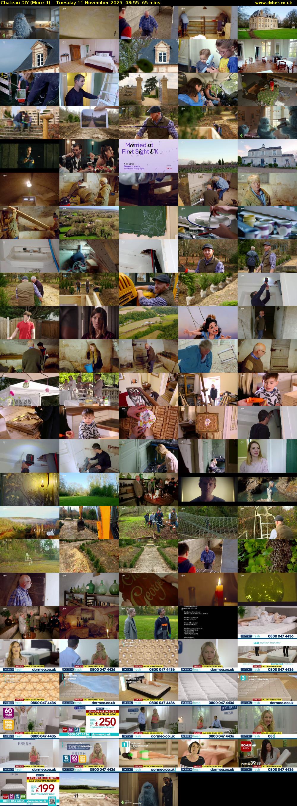 Chateau DIY (More 4) Tuesday 11 November 2025 08:55 - 10:00