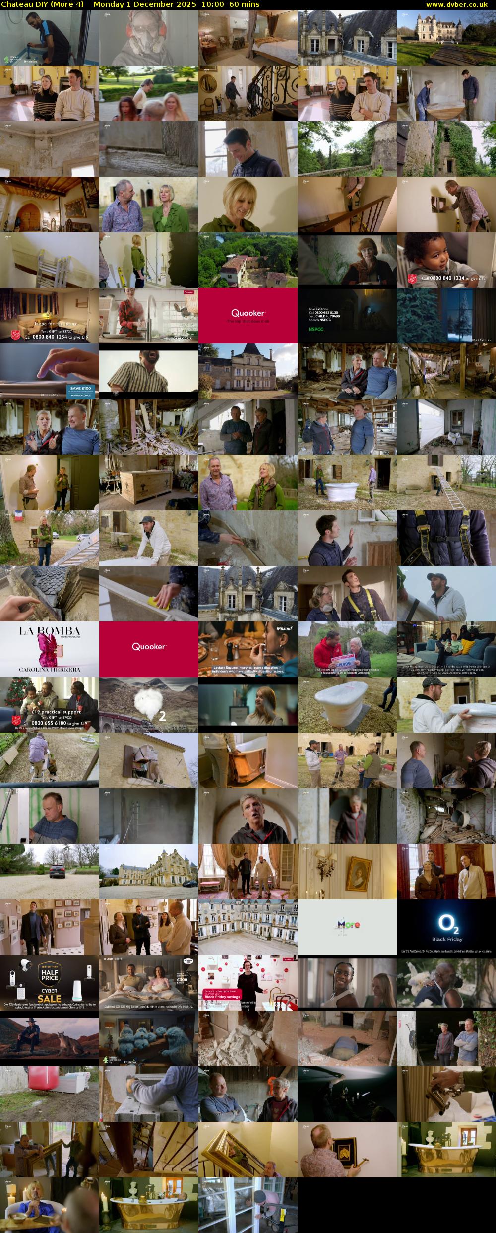 Chateau DIY (More 4) Monday 1 December 2025 10:00 - 11:00