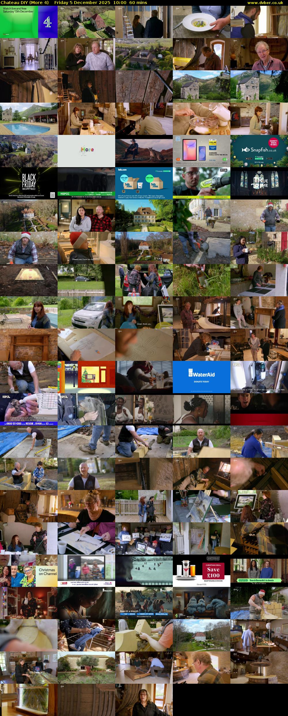 Chateau DIY (More 4) Friday 5 December 2025 10:00 - 11:00