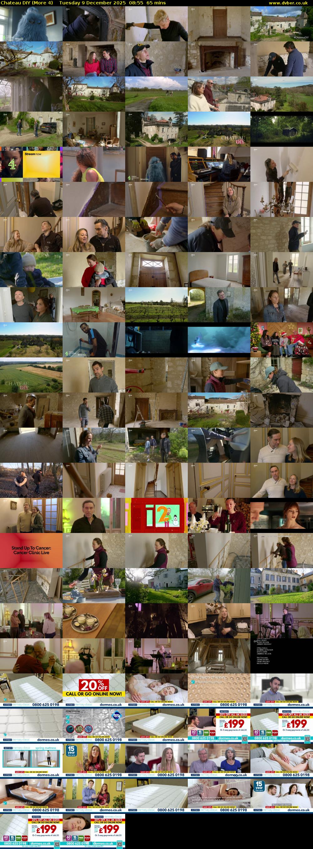 Chateau DIY (More 4) Tuesday 9 December 2025 08:55 - 10:00