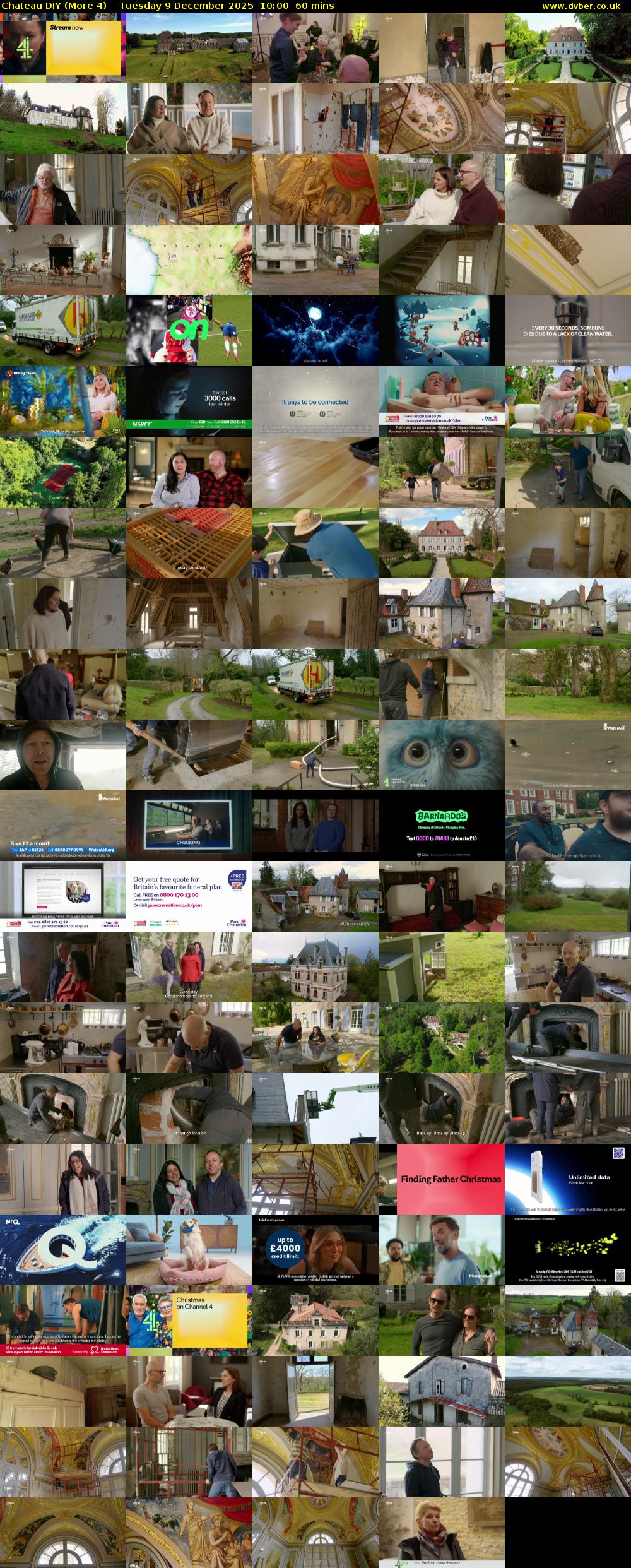 Chateau DIY (More 4) Tuesday 9 December 2025 10:00 - 11:00