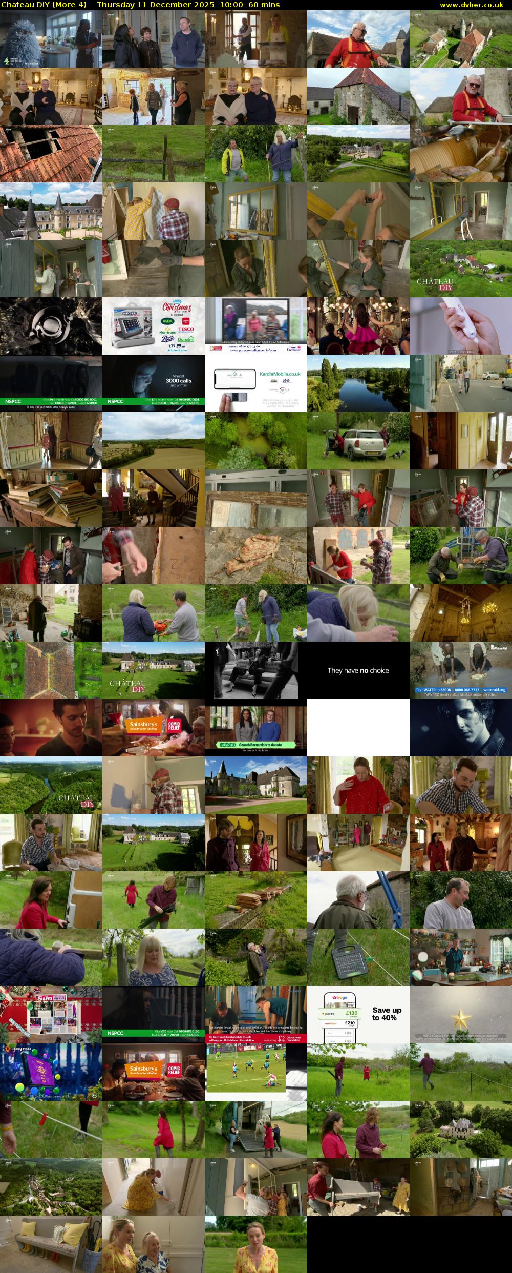 Chateau DIY (More 4) Thursday 11 December 2025 10:00 - 11:00