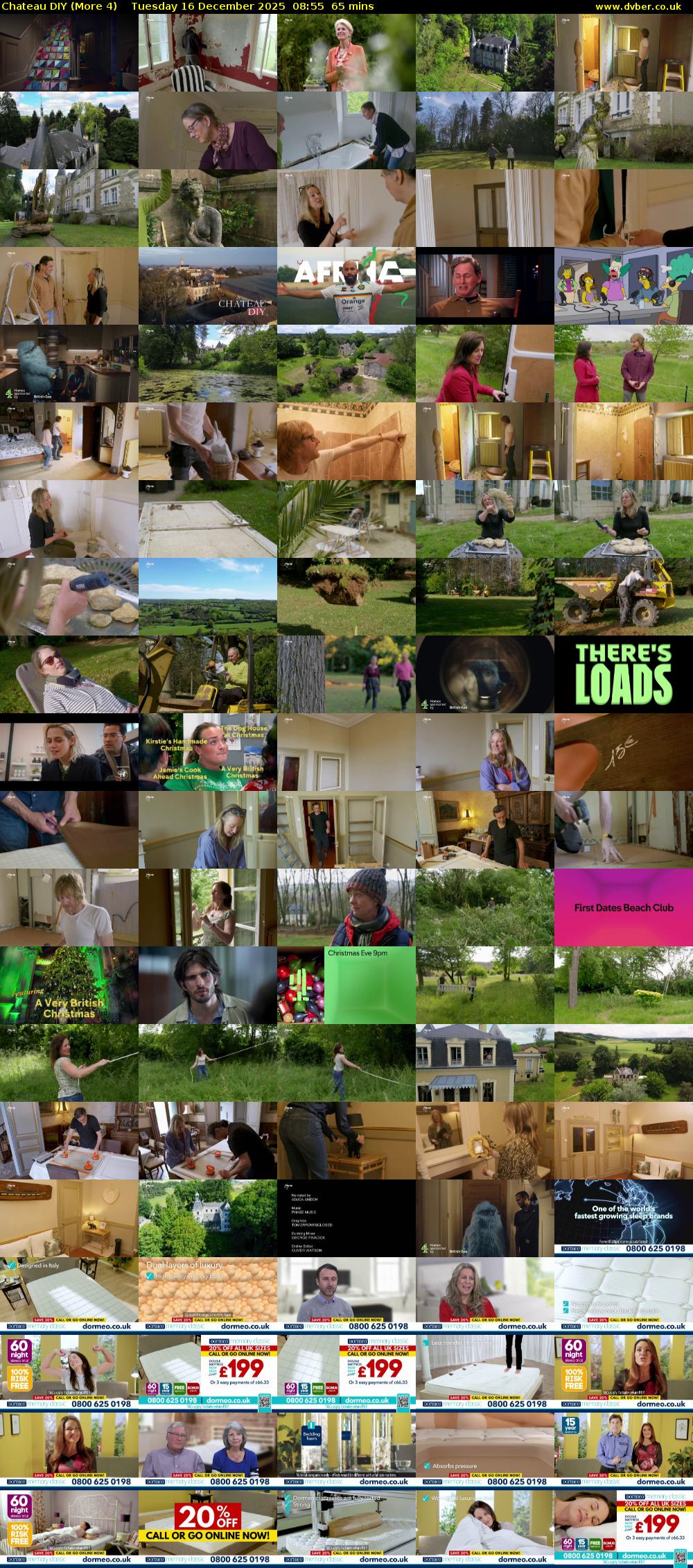 Chateau DIY (More 4) Tuesday 16 December 2025 08:55 - 10:00