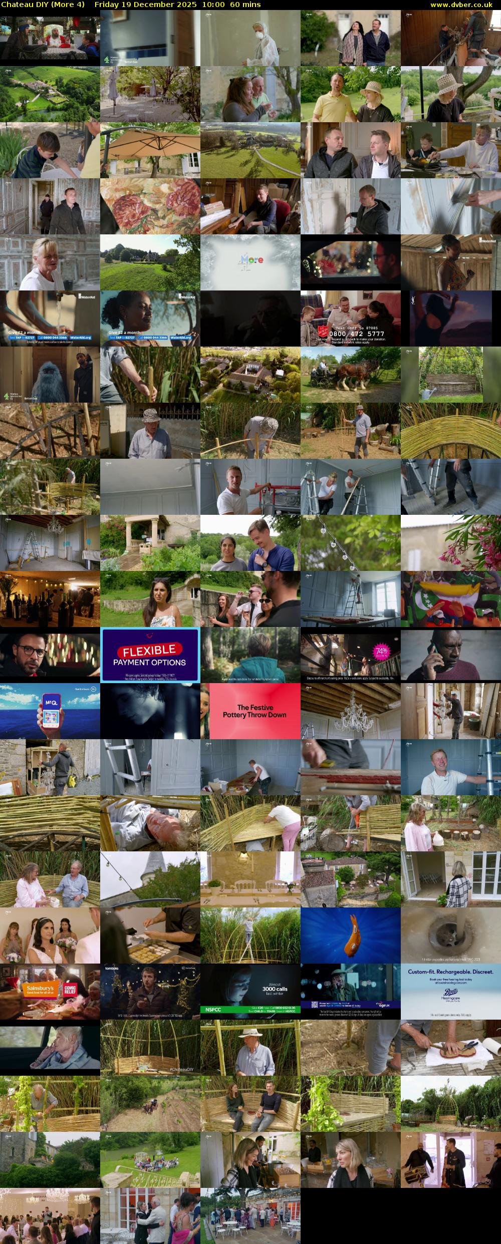 Chateau DIY (More 4) Friday 19 December 2025 10:00 - 11:00