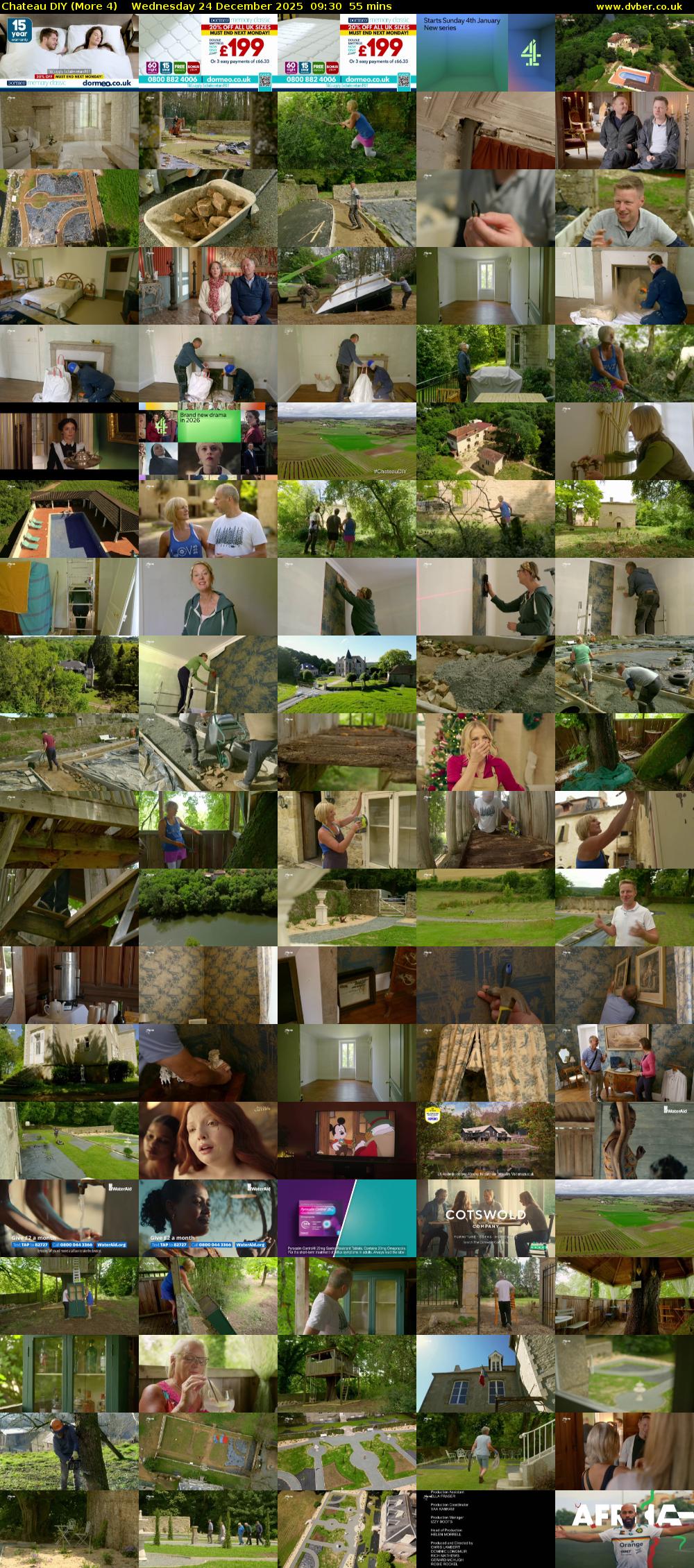 Chateau DIY (More 4) Wednesday 24 December 2025 09:30 - 10:25