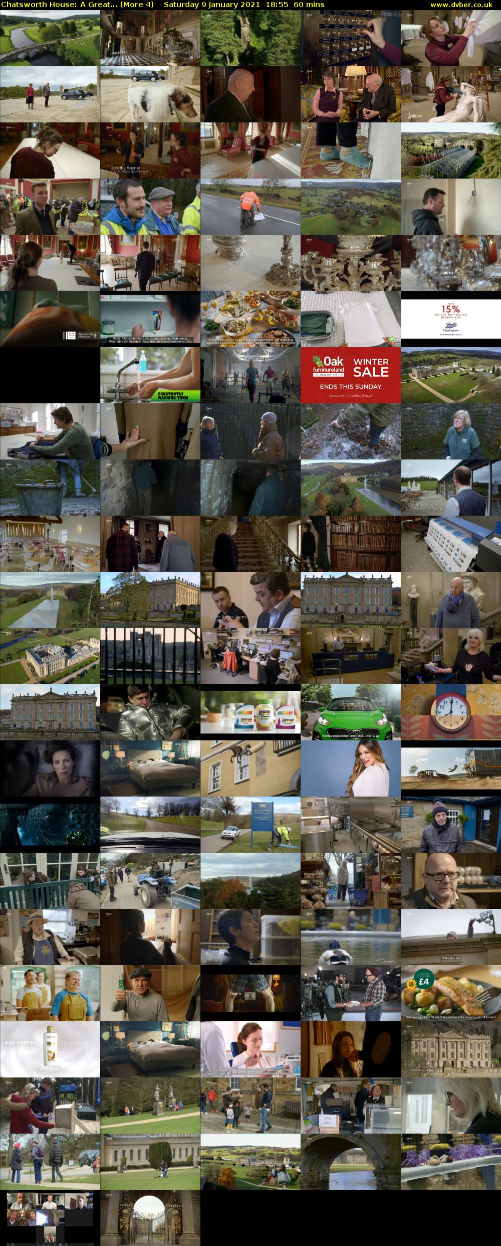 Chatsworth House: A Great... (More 4) Saturday 9 January 2021 18:55 - 19:55