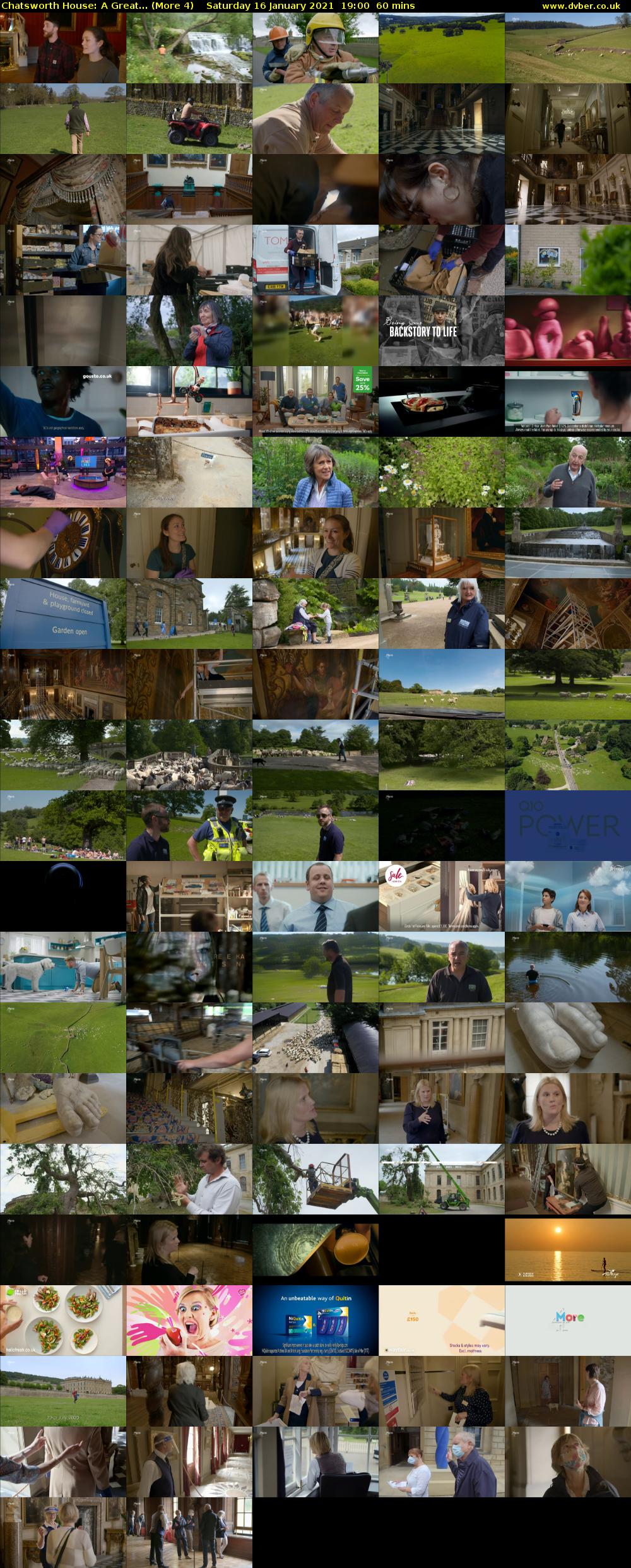 Chatsworth House: A Great... (More 4) Saturday 16 January 2021 19:00 - 20:00
