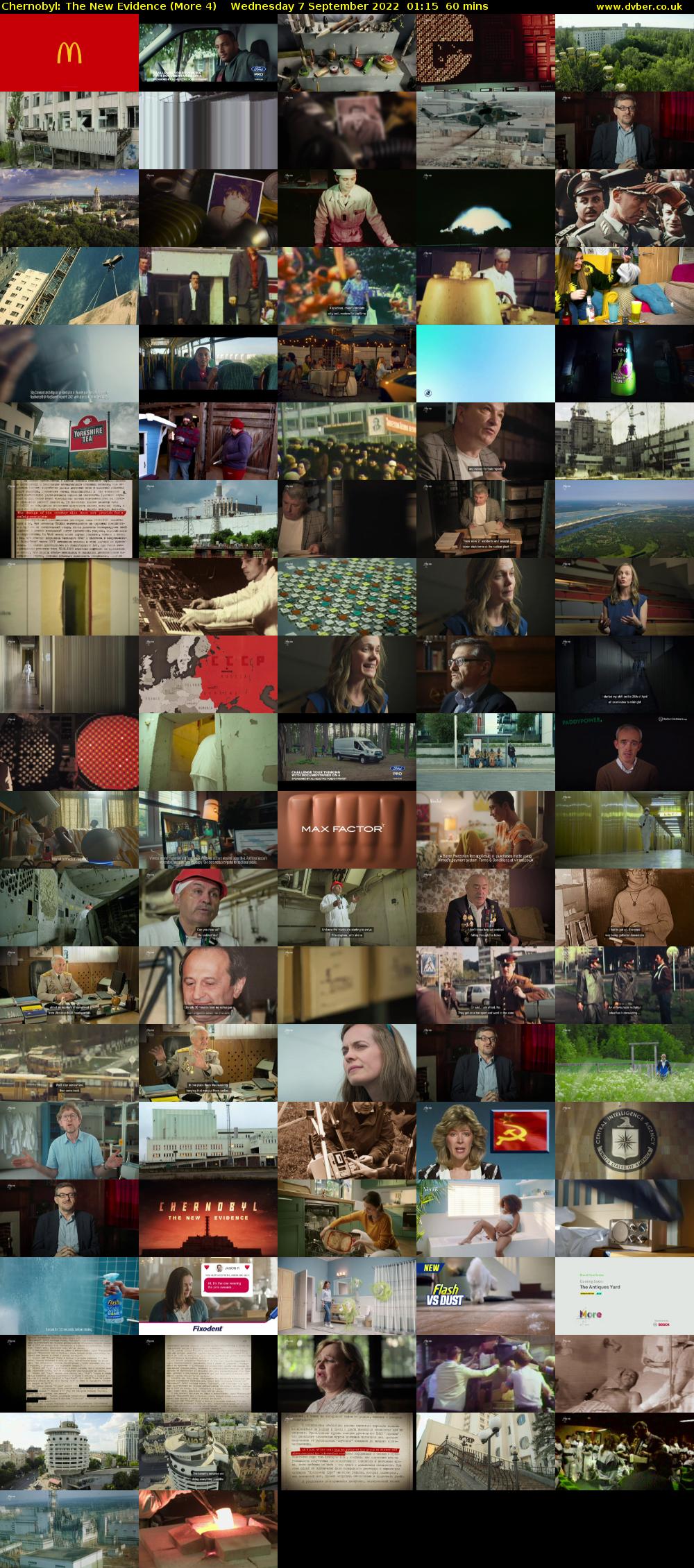 Chernobyl: The New Evidence (More 4) Wednesday 7 September 2022 01:15 - 02:15