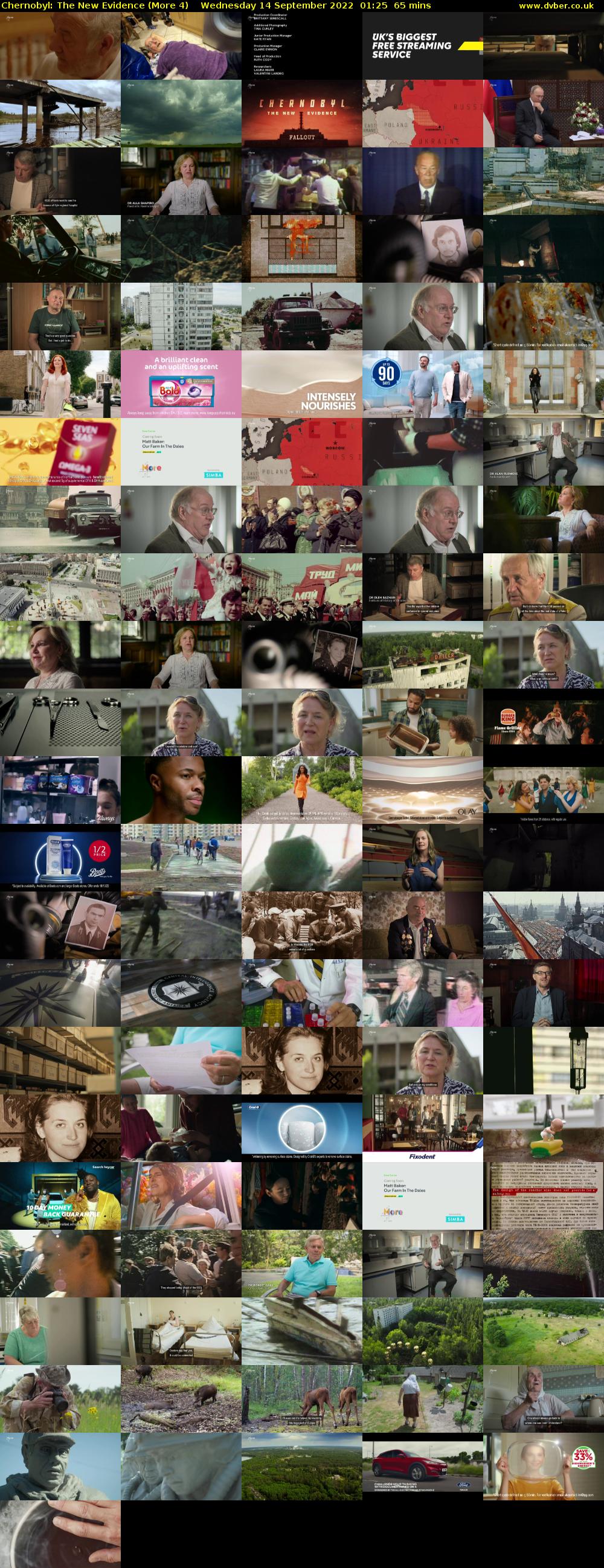 Chernobyl: The New Evidence (More 4) Wednesday 14 September 2022 01:25 - 02:30