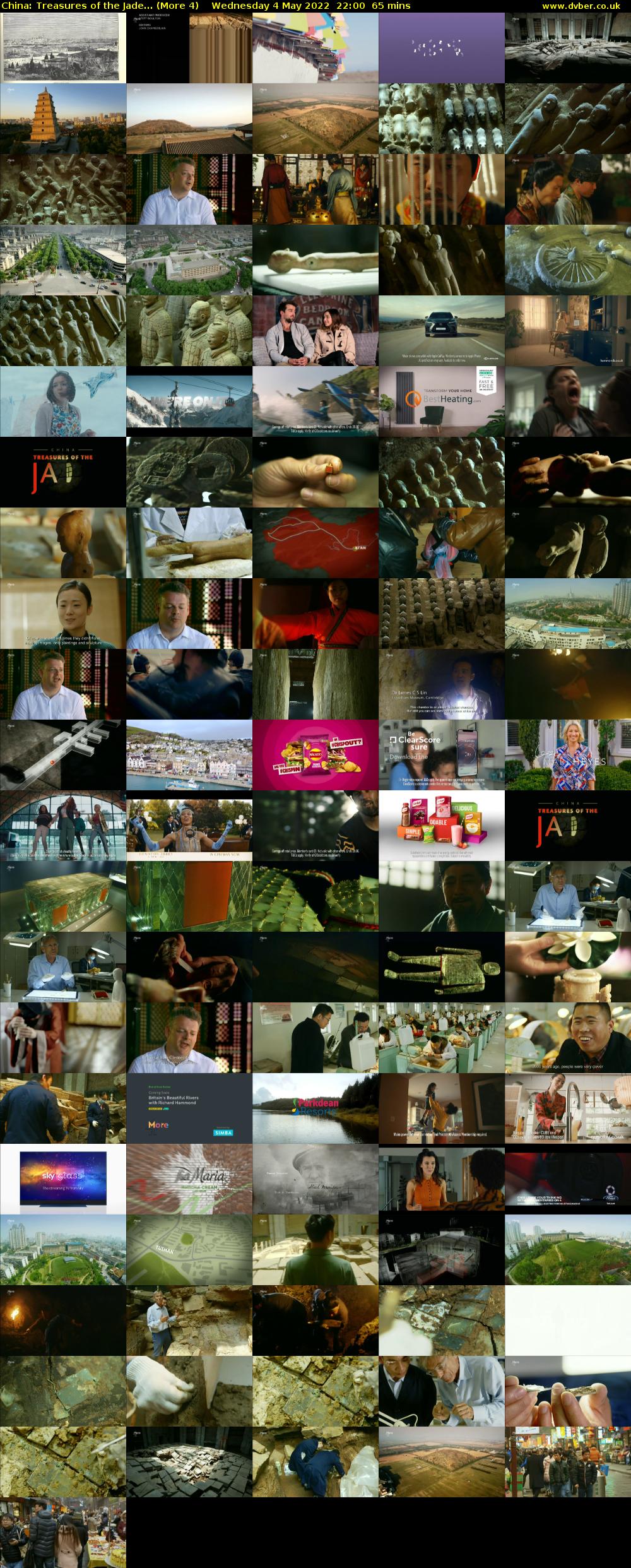 China: Treasures of the Jade... (More 4) Wednesday 4 May 2022 22:00 - 23:05