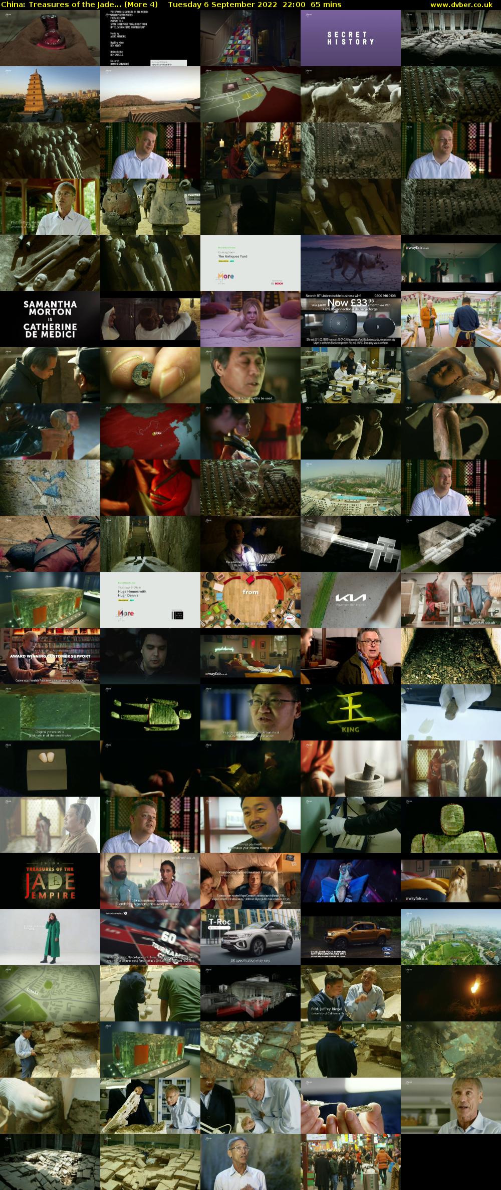 China: Treasures of the Jade... (More 4) Tuesday 6 September 2022 22:00 - 23:05