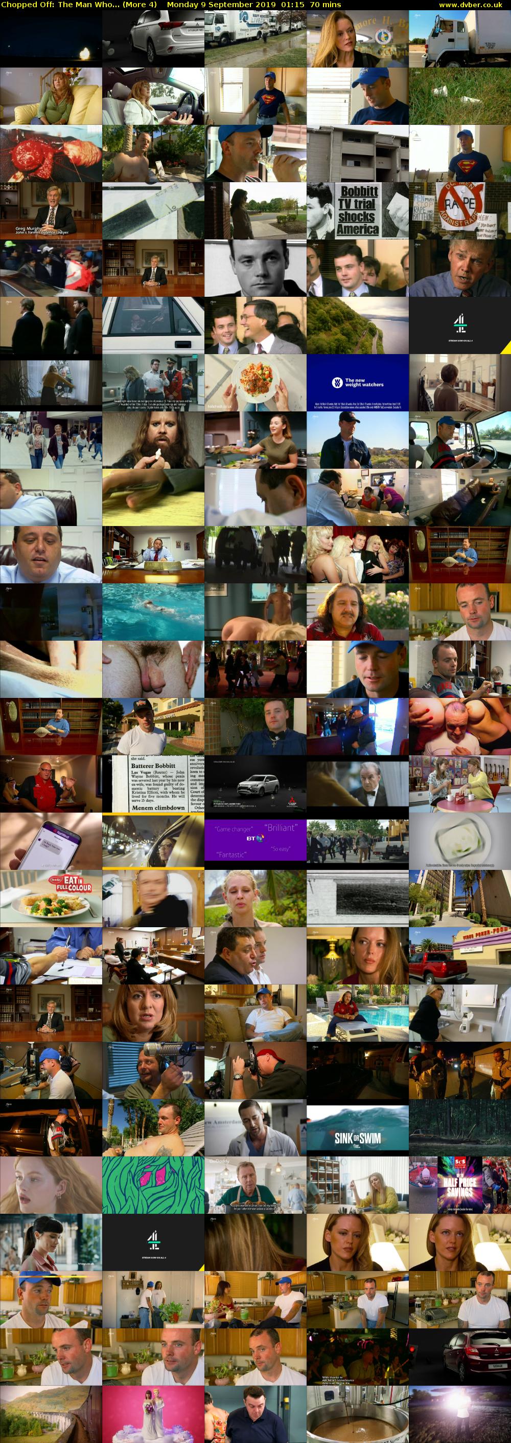 Chopped Off: The Man Who... (More 4) Monday 9 September 2019 01:15 - 02:25