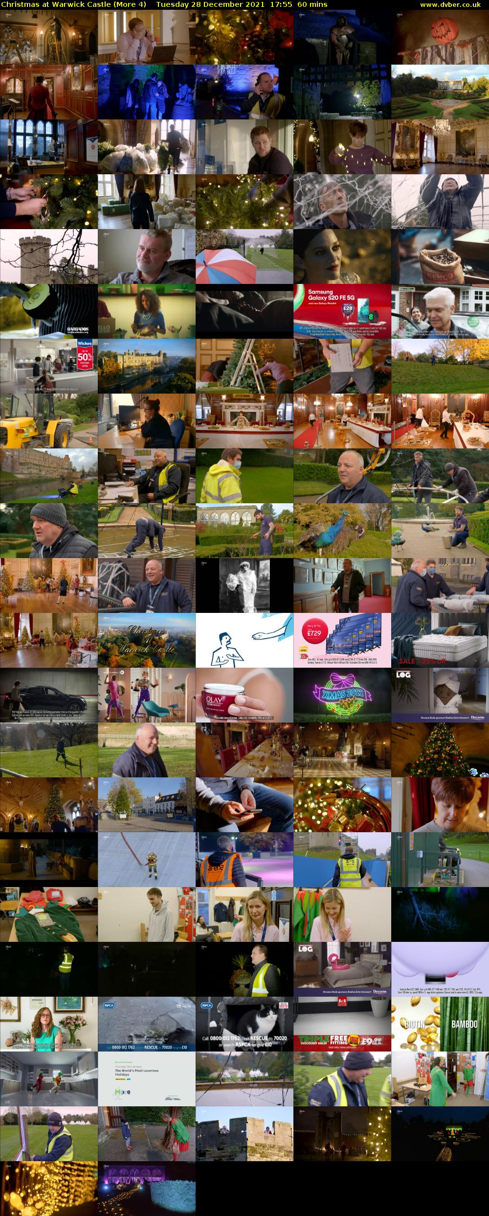 Christmas at Warwick Castle (More 4) Tuesday 28 December 2021 17:55 - 18:55