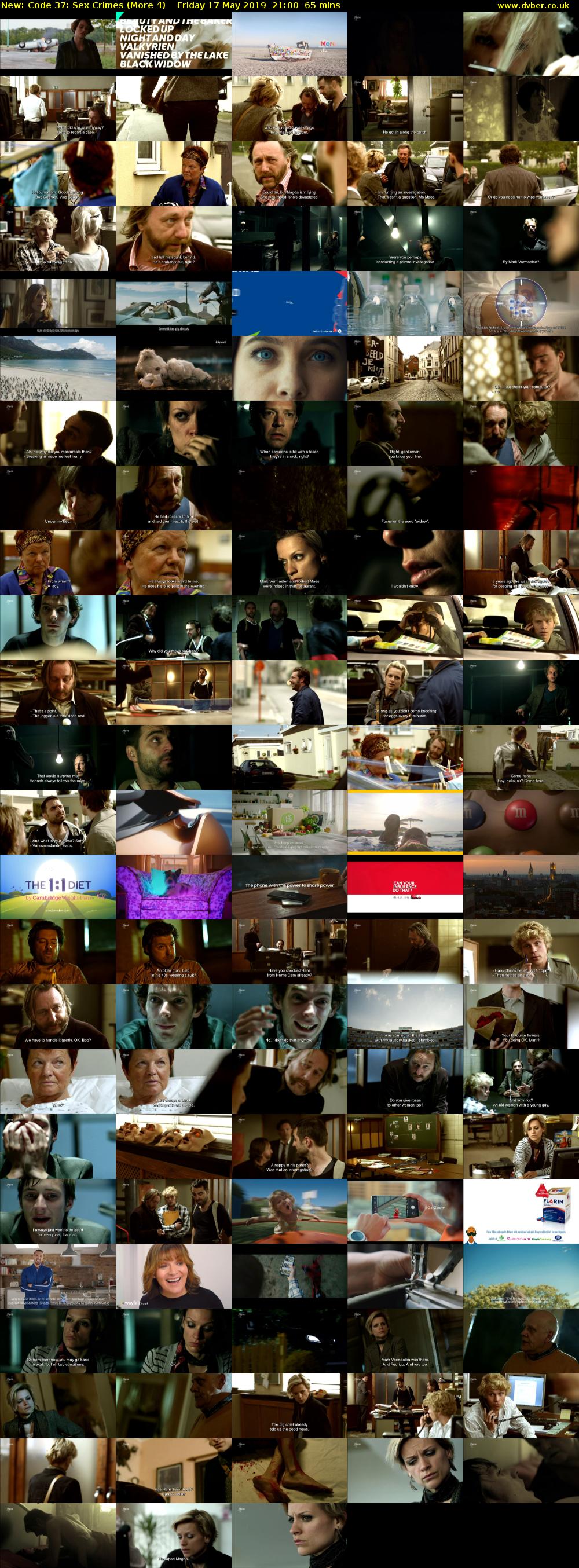 Code 37: Sex Crimes (More 4) Friday 17 May 2019 21:00 - 22:05
