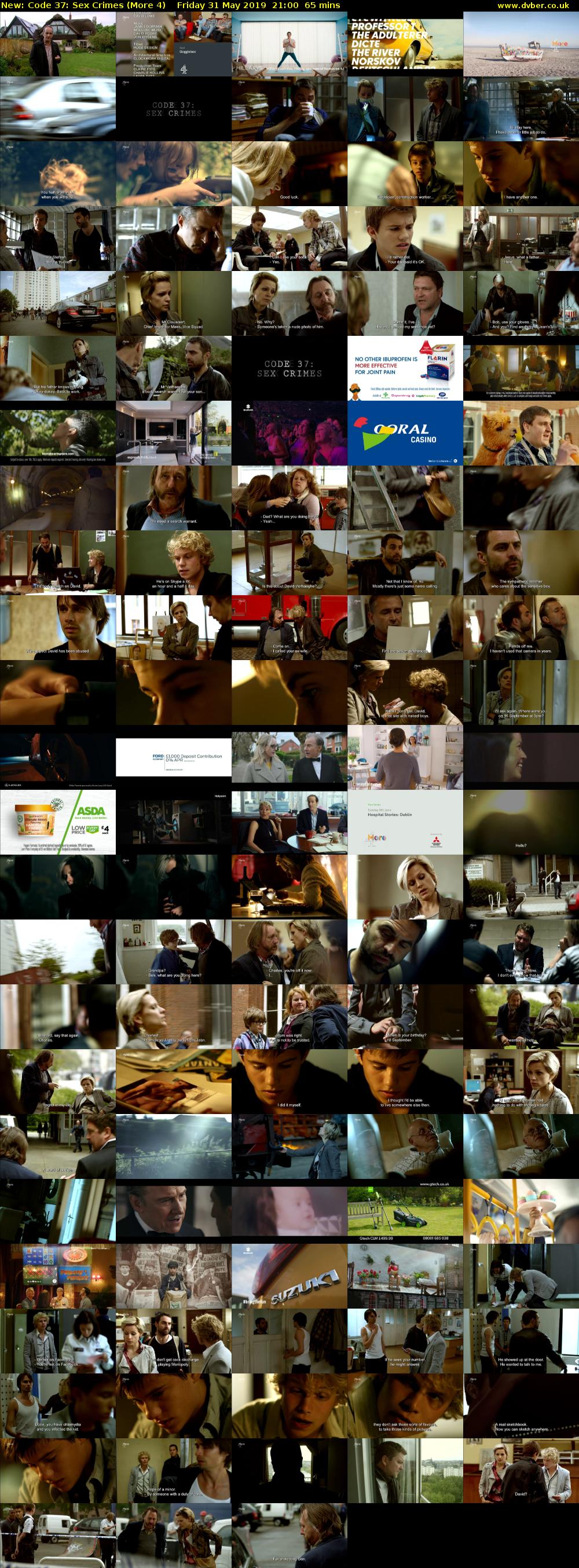 Code 37: Sex Crimes (More 4) Friday 31 May 2019 21:00 - 22:05