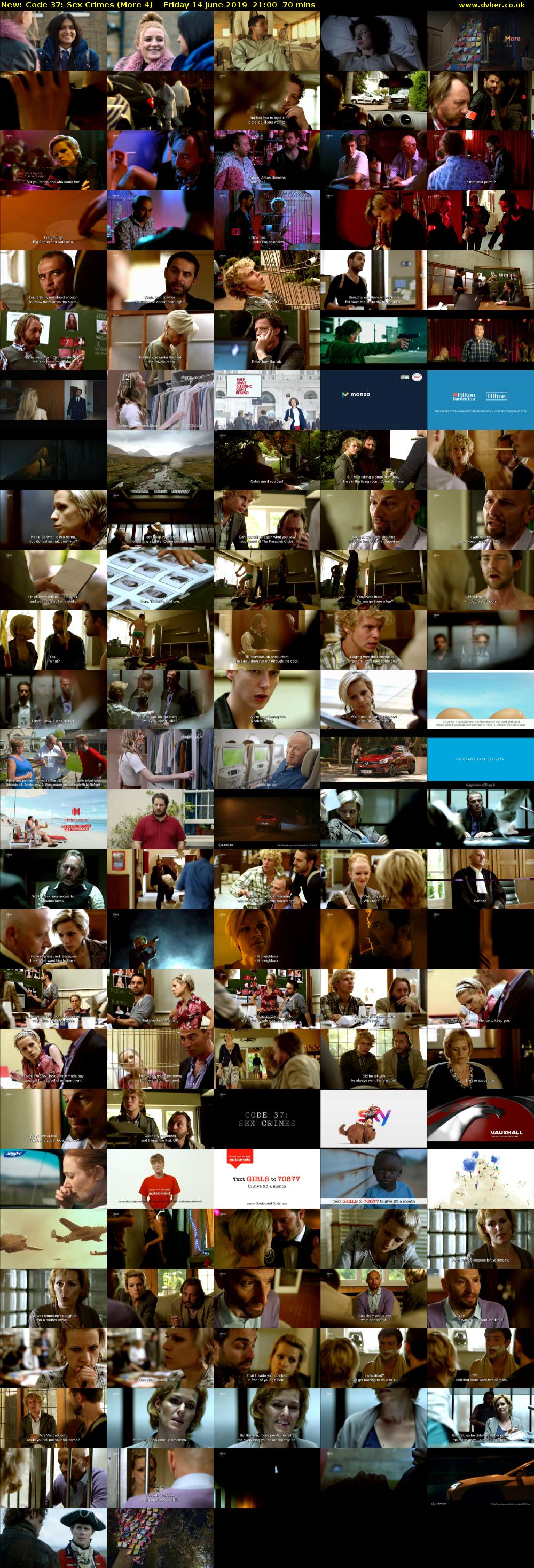 Code 37: Sex Crimes (More 4) Friday 14 June 2019 21:00 - 22:10
