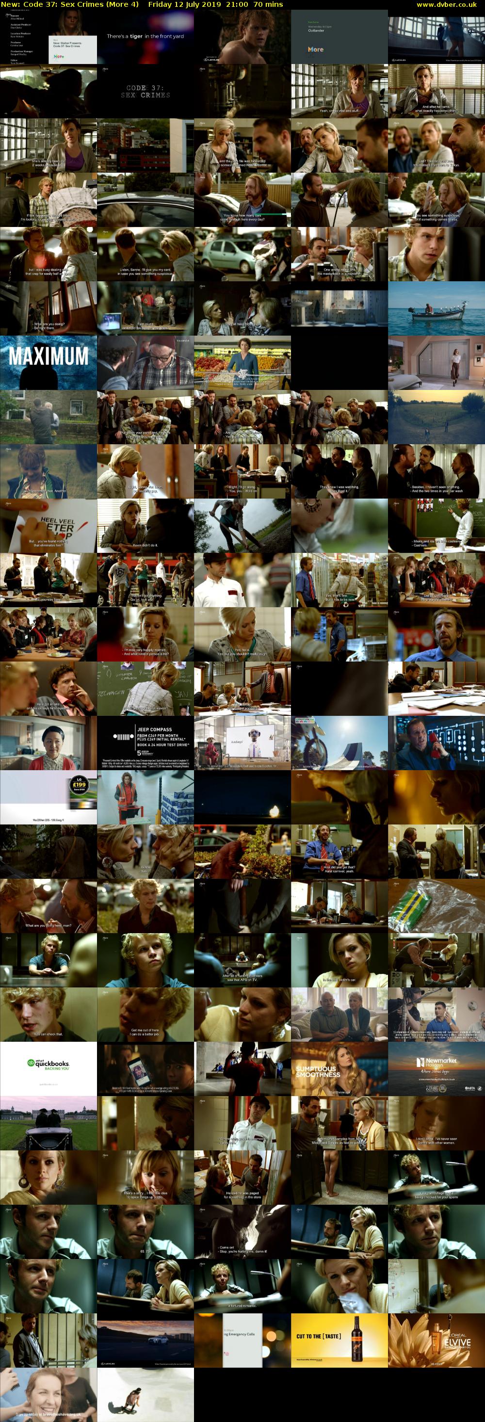 Code 37: Sex Crimes (More 4) Friday 12 July 2019 21:00 - 22:10