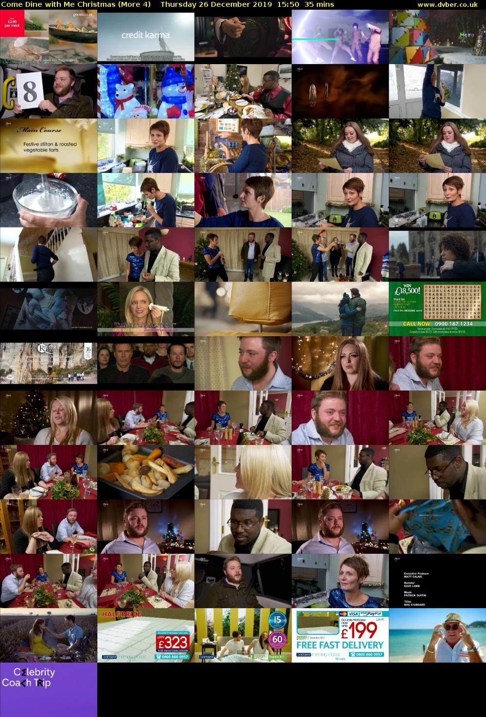 Come Dine with Me Christmas (More 4) Thursday 26 December 2019 15:50 - 16:25