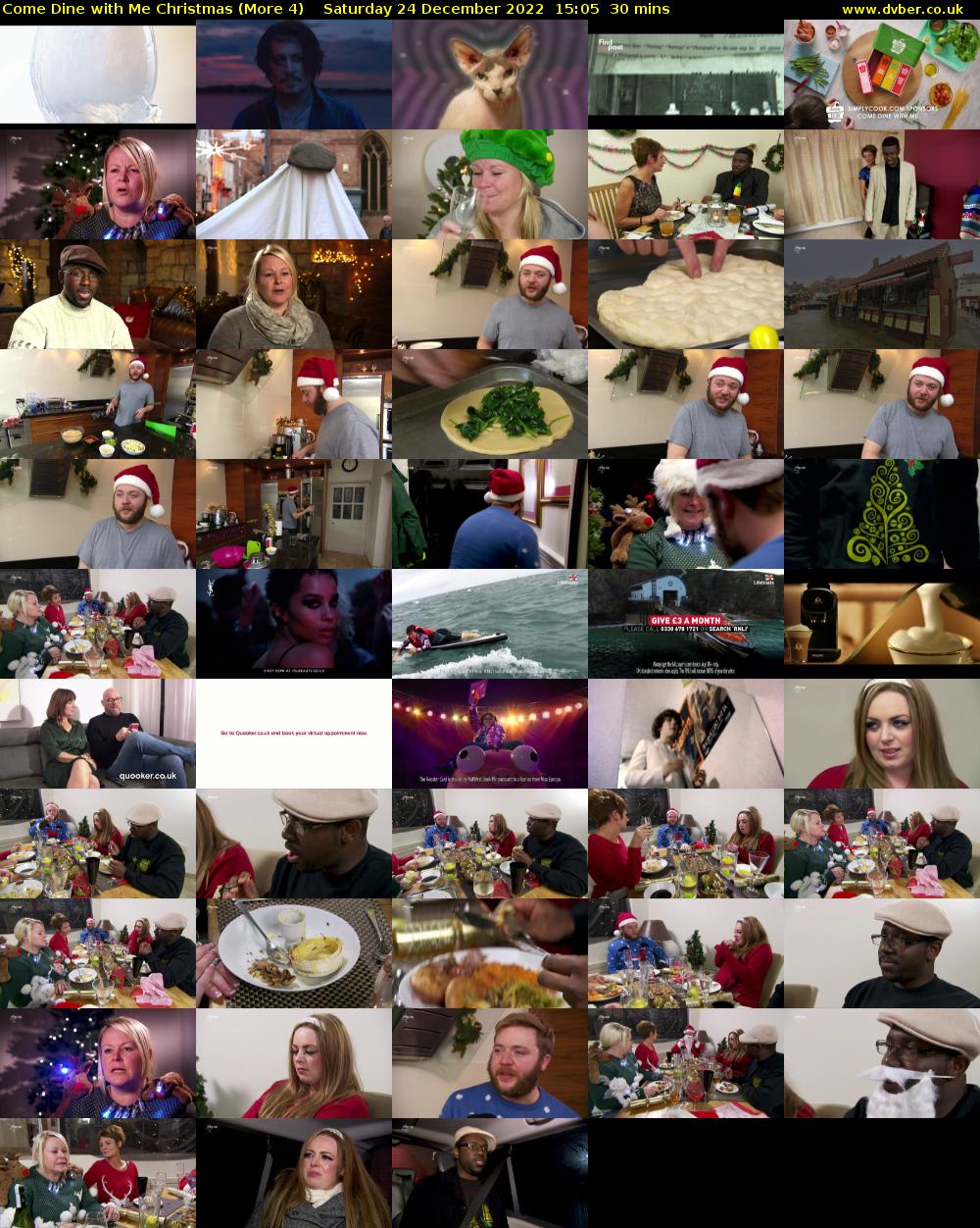 Come Dine with Me Christmas (More 4) Saturday 24 December 2022 15:05 - 15:35