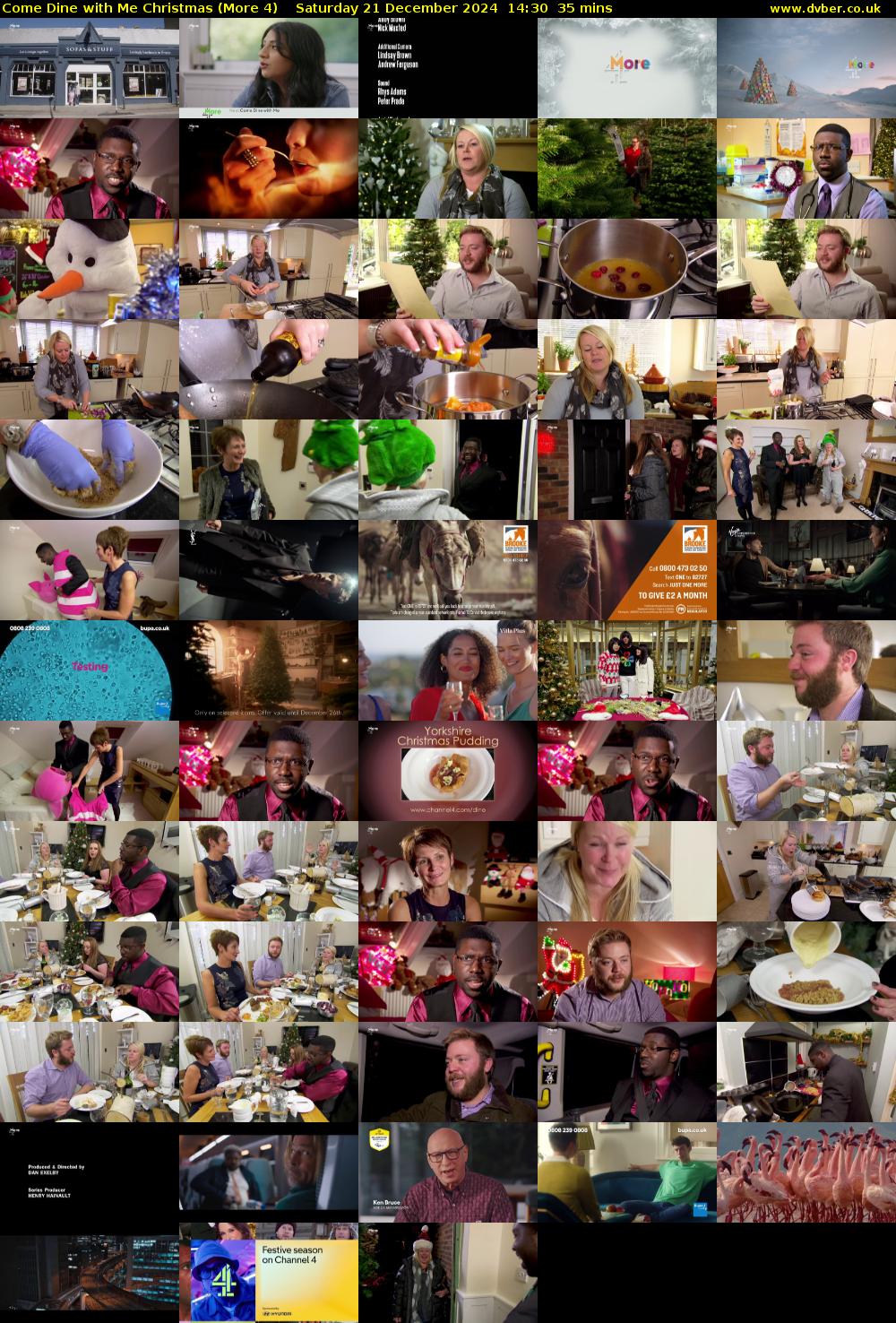 Come Dine with Me Christmas (More 4) Saturday 21 December 2024 14:30 - 15:05