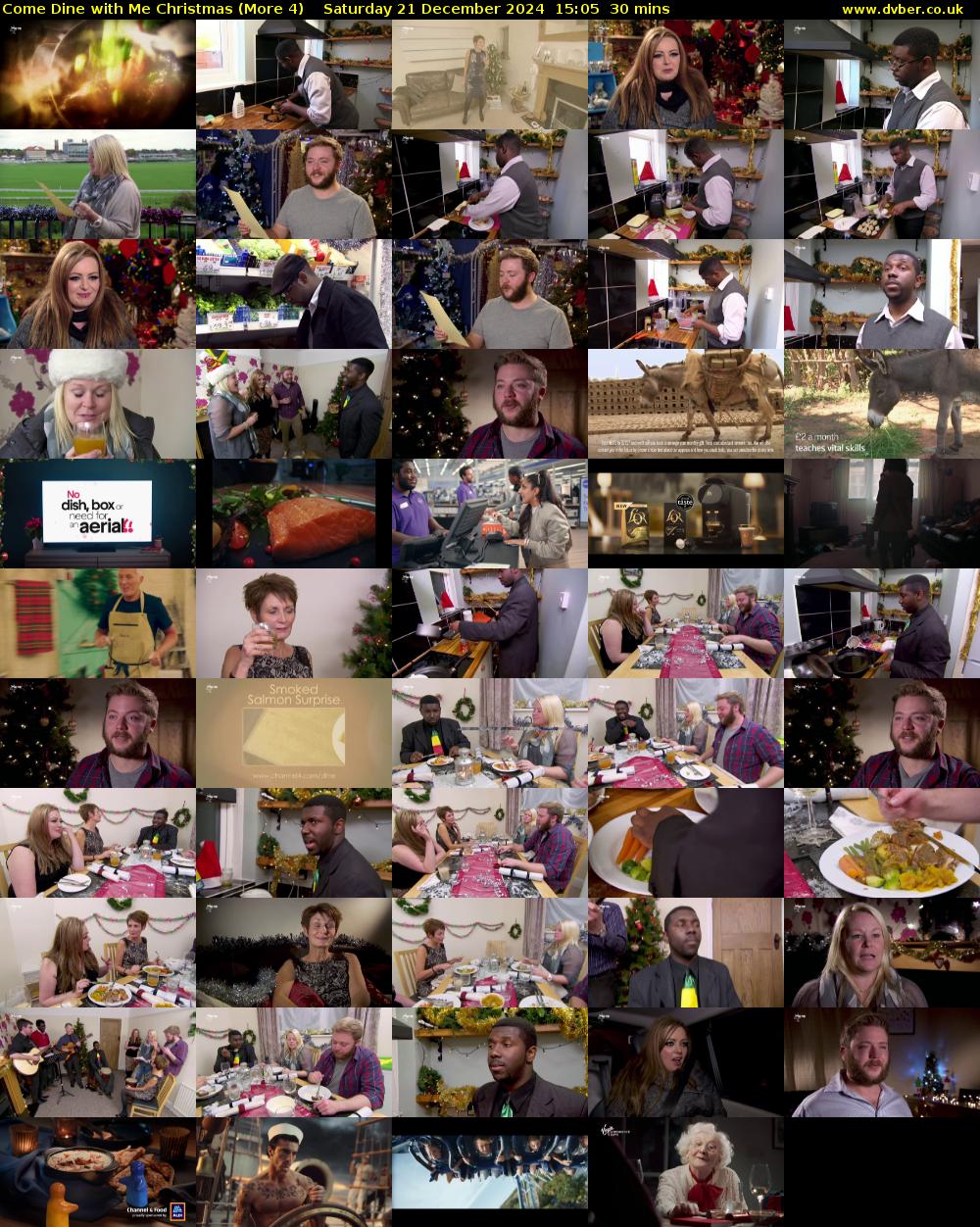 Come Dine with Me Christmas (More 4) Saturday 21 December 2024 15:05 - 15:35