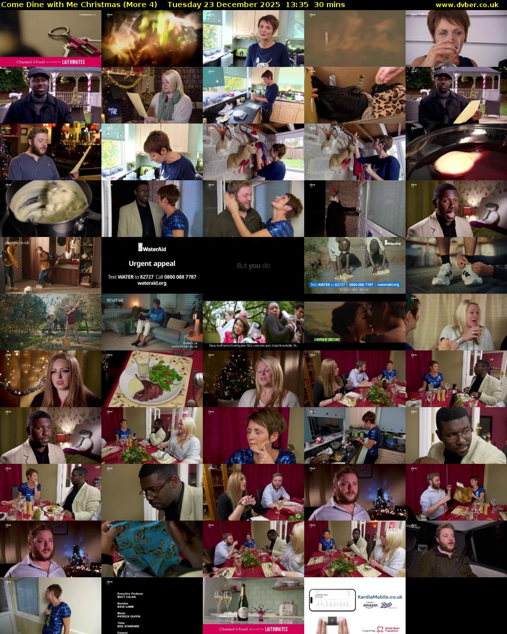Come Dine with Me Christmas (More 4) Tuesday 23 December 2025 13:35 - 14:05