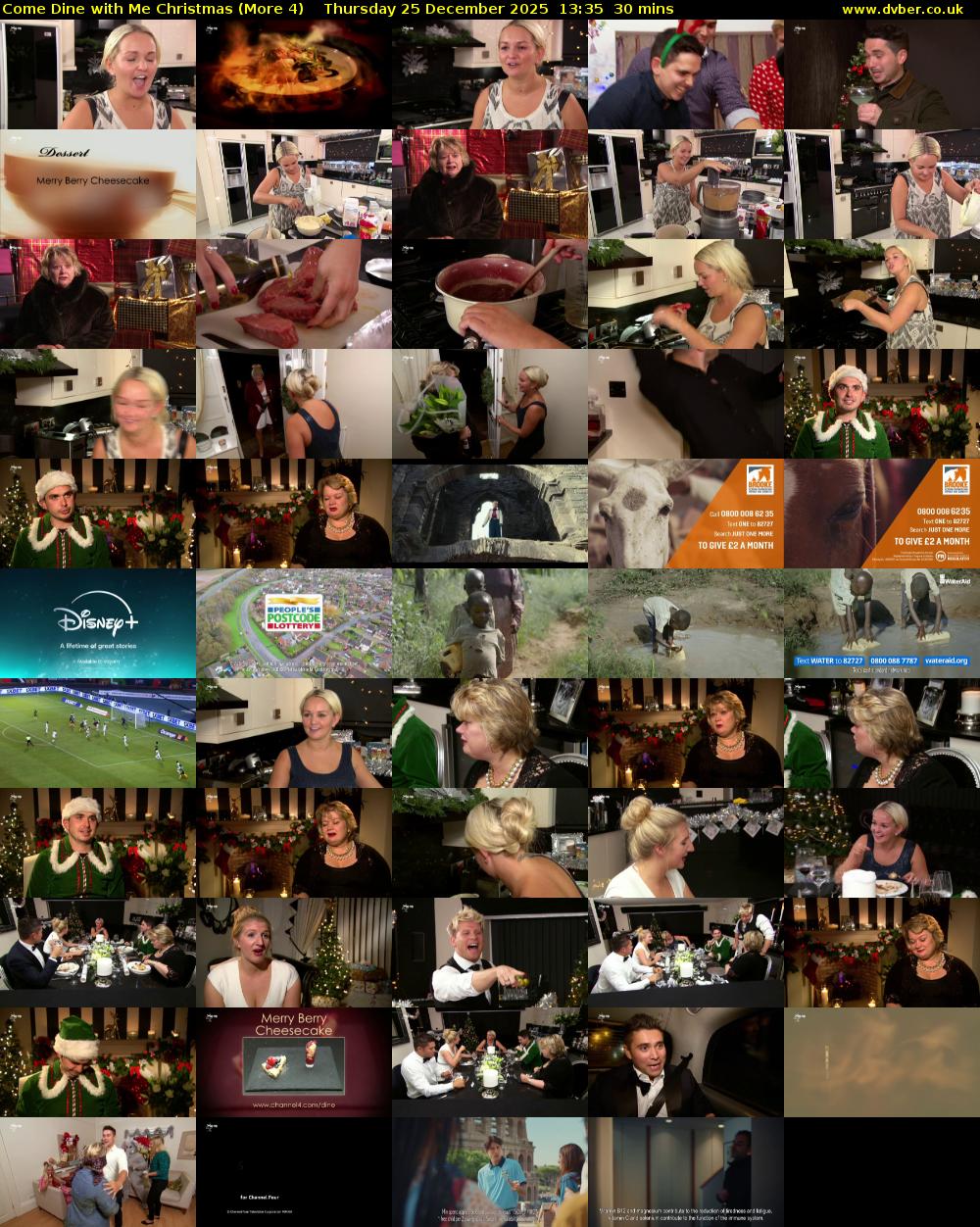 Come Dine with Me Christmas (More 4) Thursday 25 December 2025 13:35 - 14:05