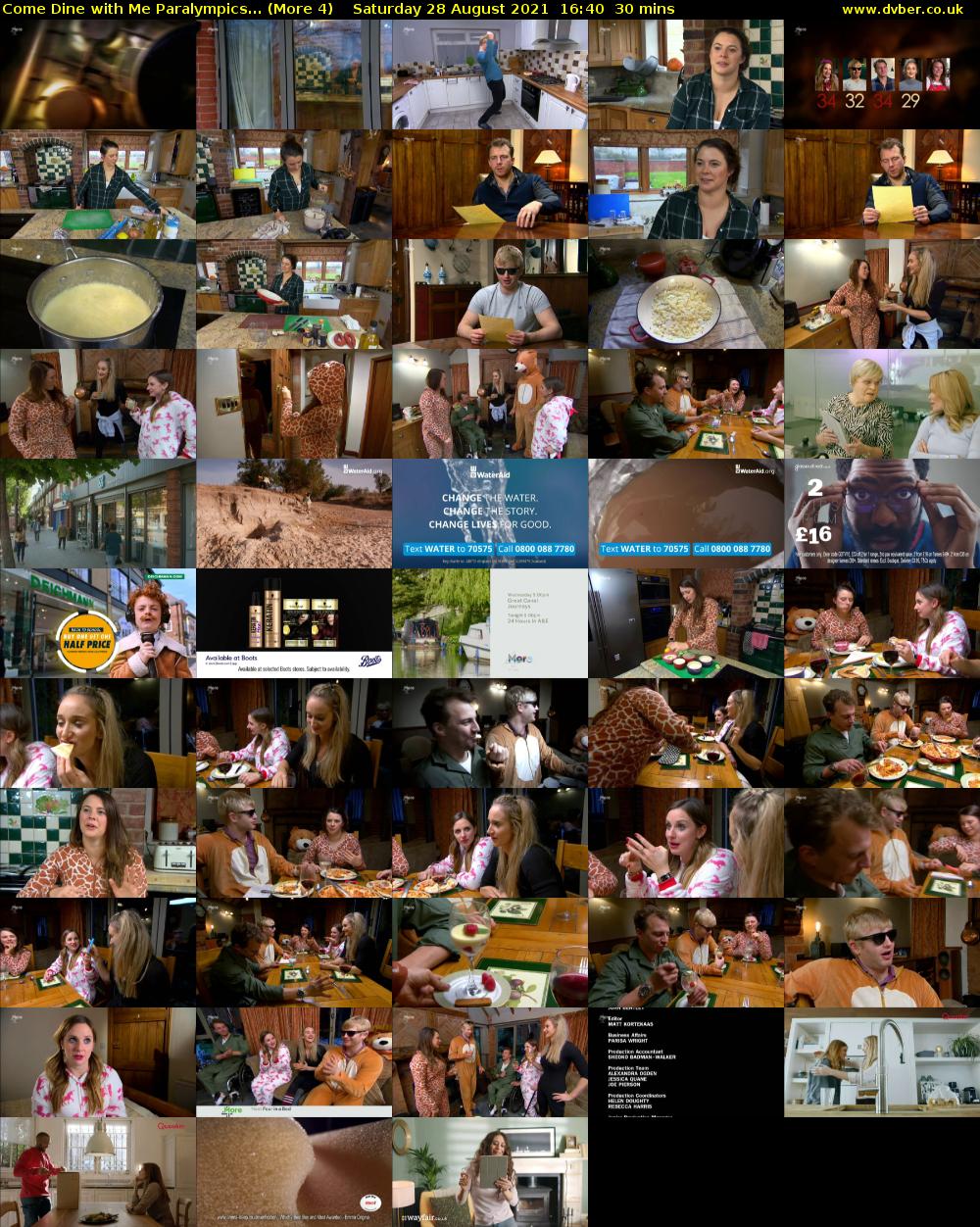 Come Dine with Me Paralympics... (More 4) Saturday 28 August 2021 16:40 - 17:10