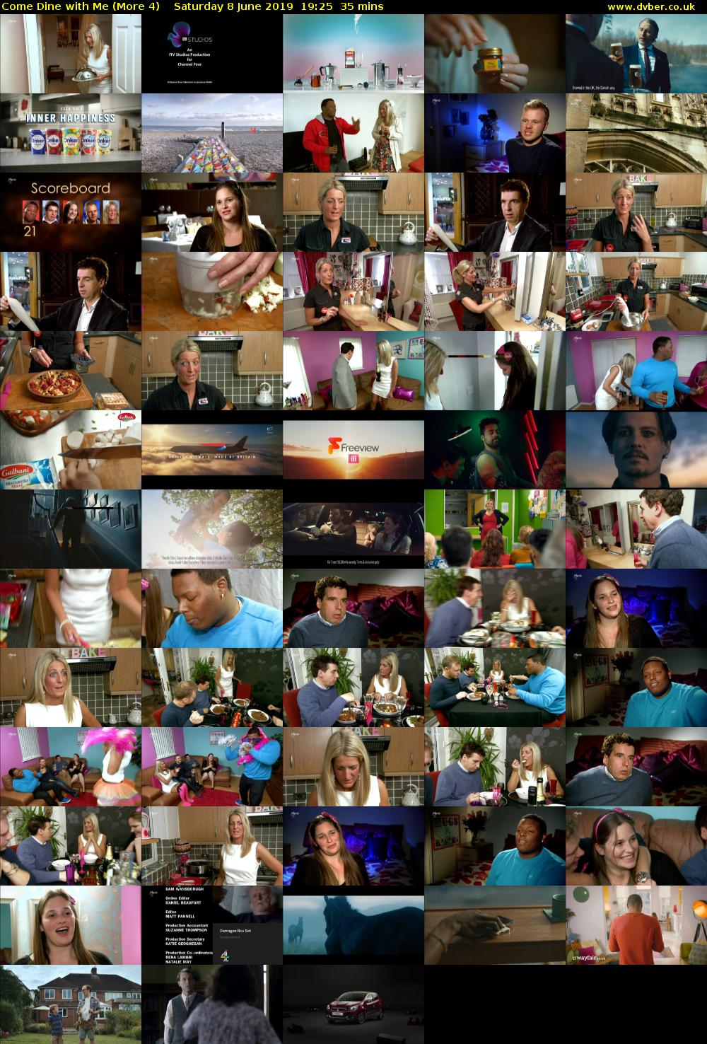 Come Dine with Me (More 4) Saturday 8 June 2019 19:25 - 20:00