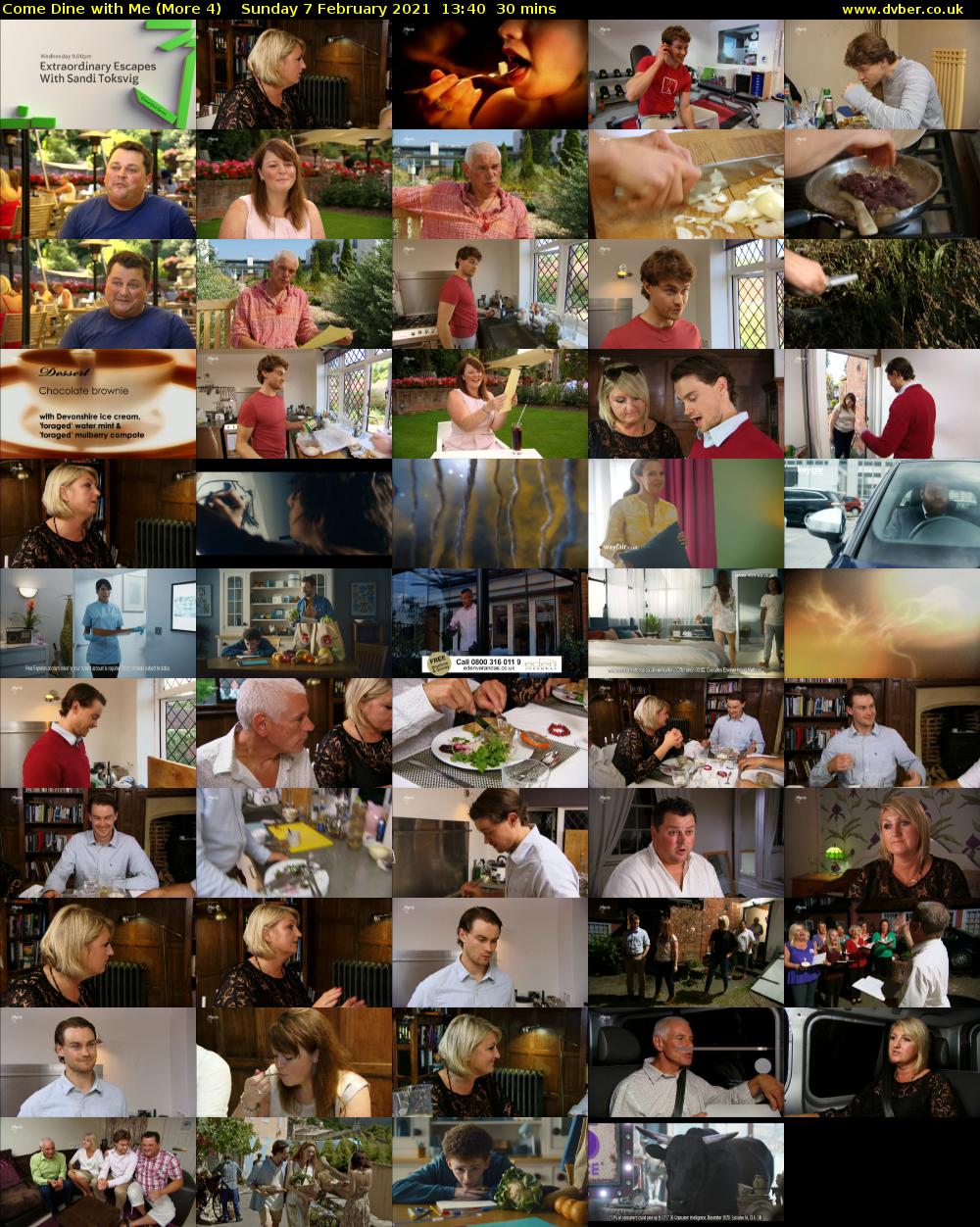 Come Dine with Me (More 4) Sunday 7 February 2021 13:40 - 14:10